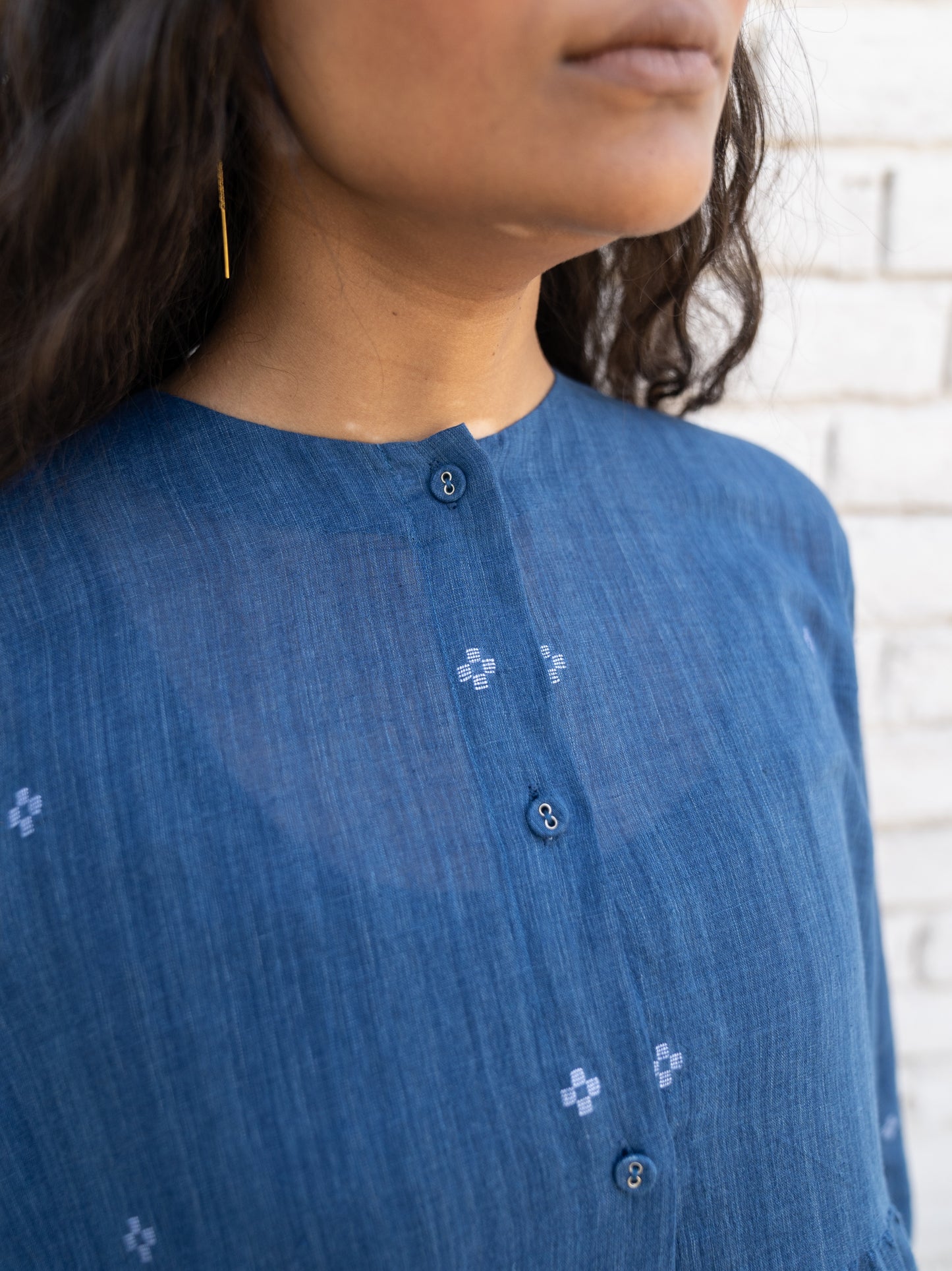 Fragments | Jamdani Shirt Dress