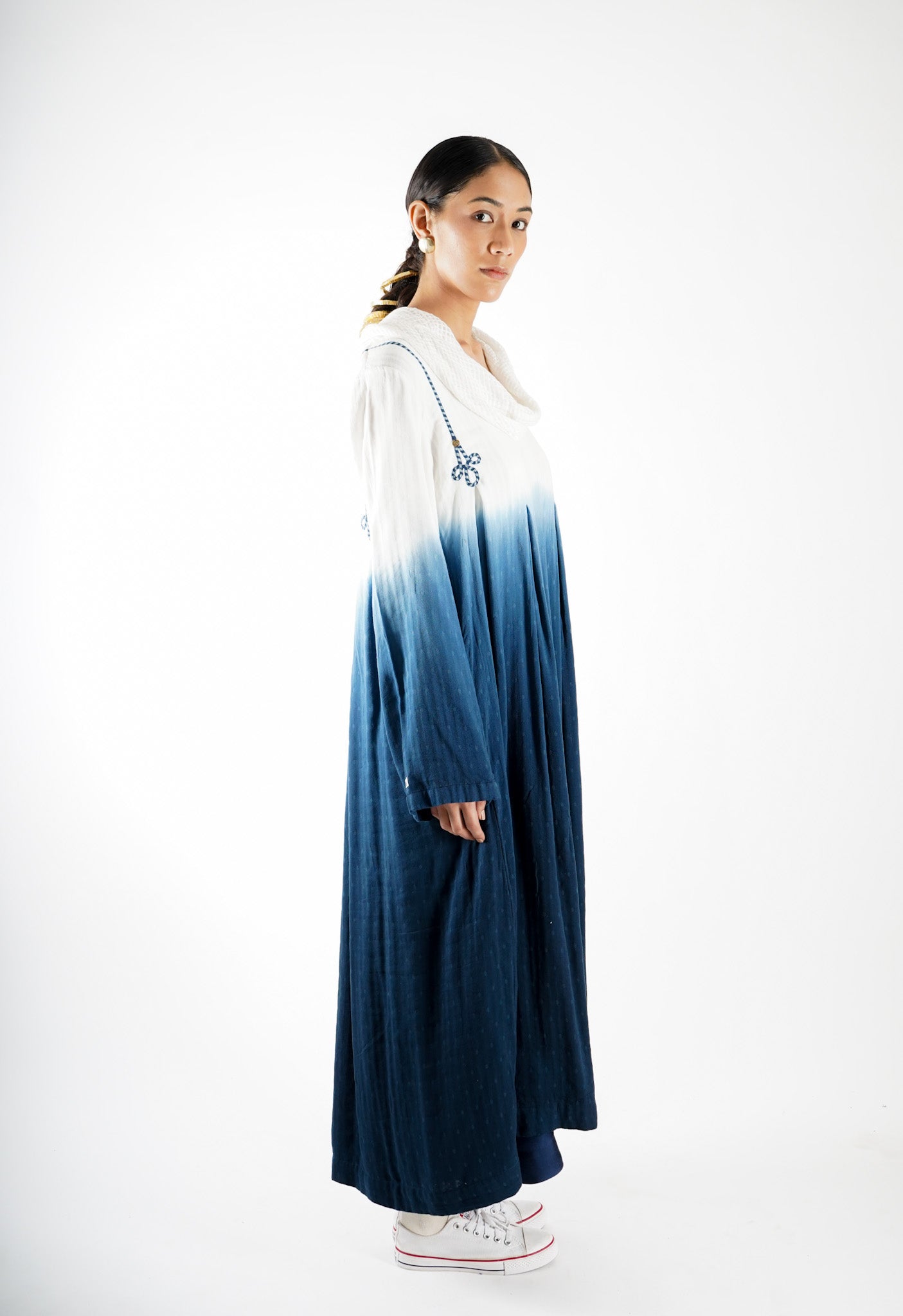 Pleated | Cowl Dress