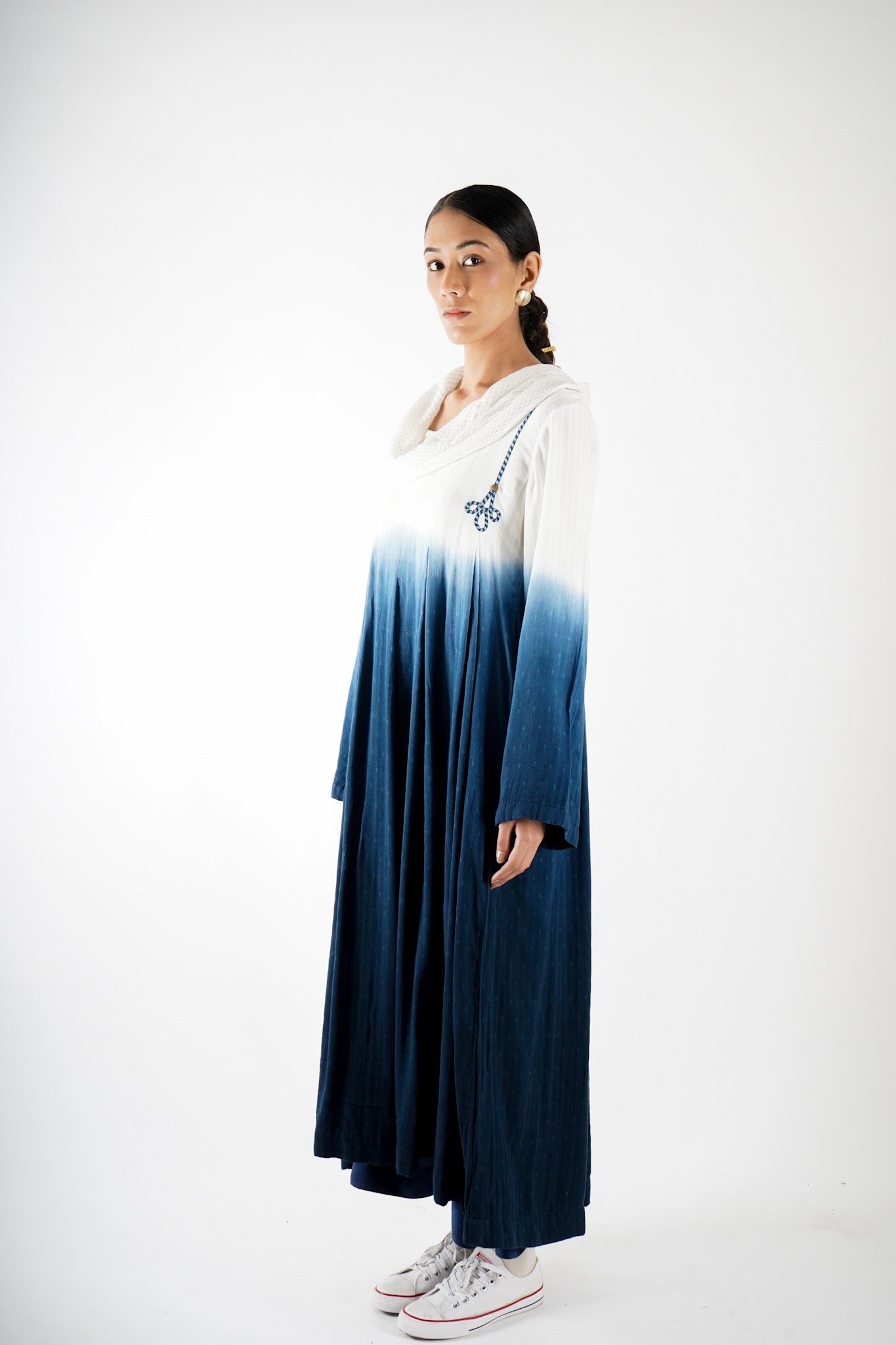 Pleated | Cowl Dress