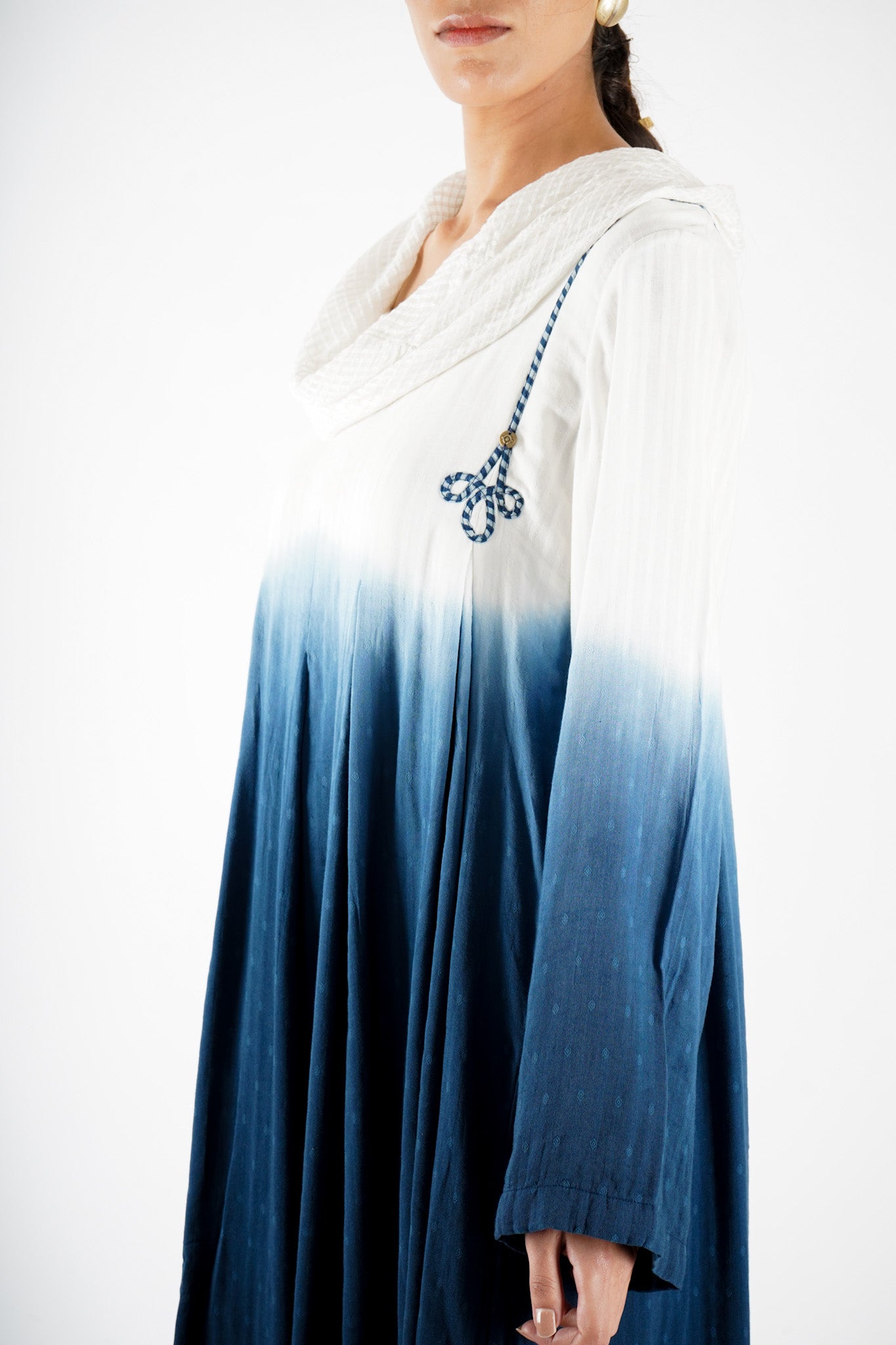 Pleated | Cowl Dress