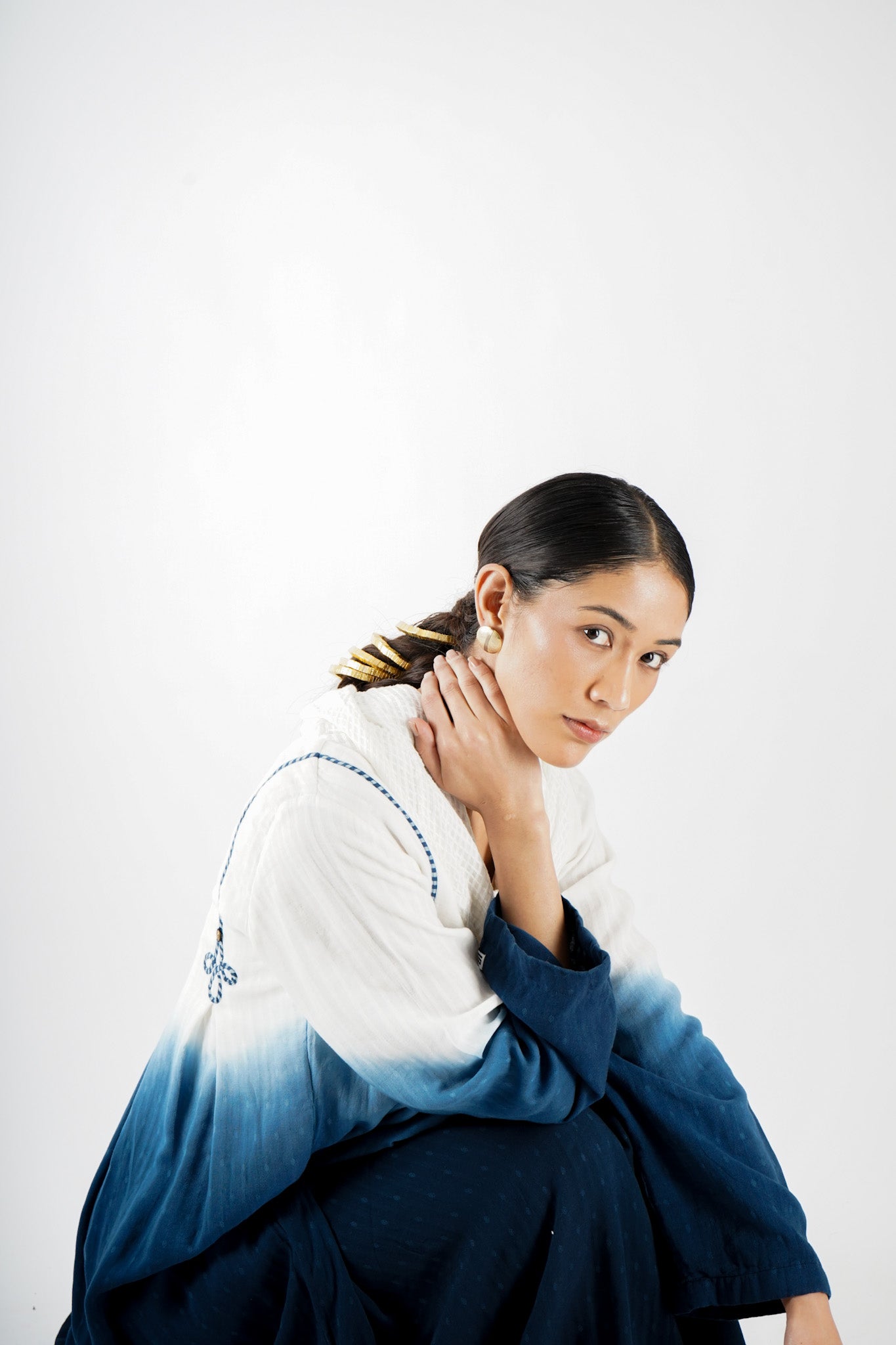 Pleated | Cowl Dress