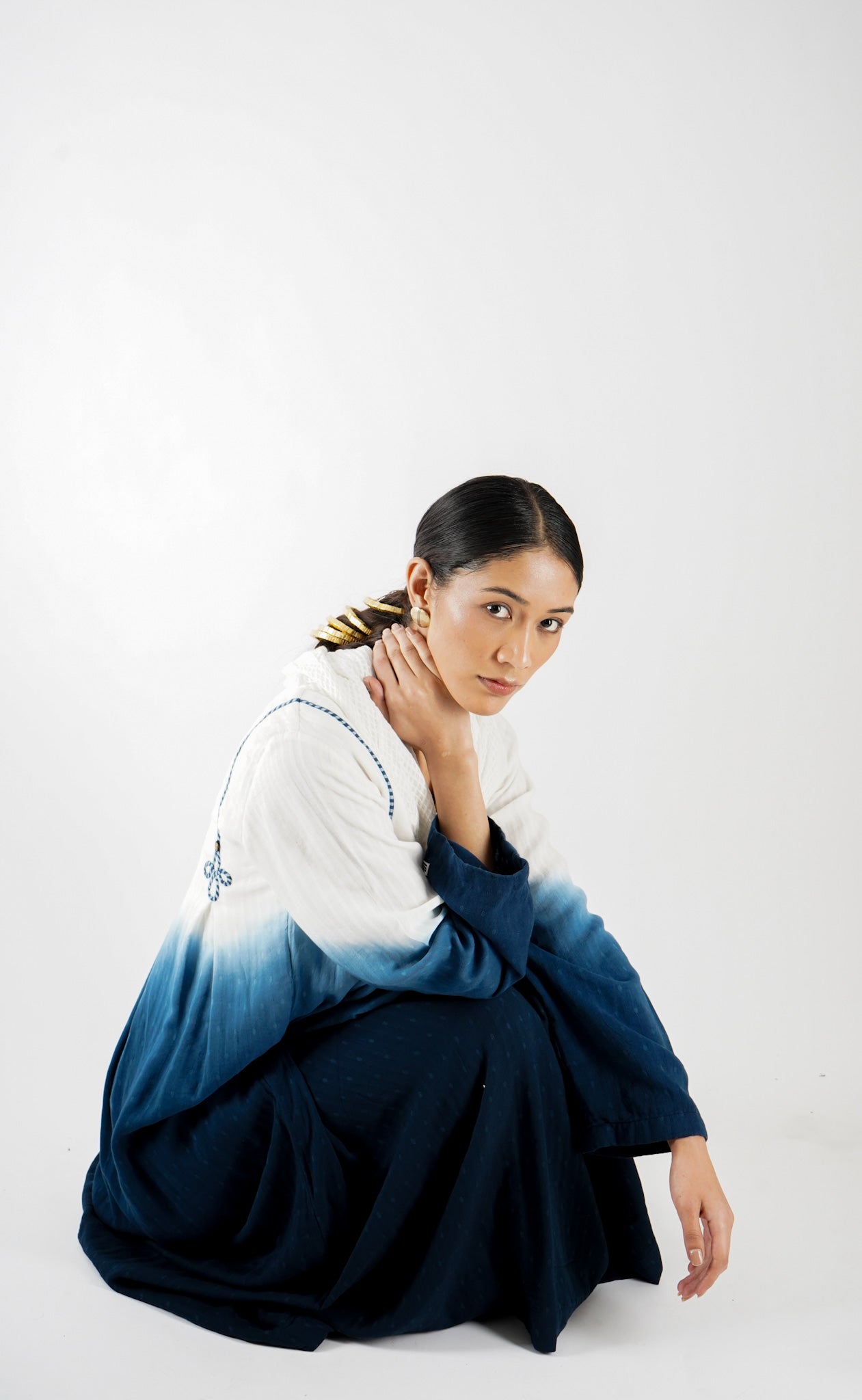 Pleated | Cowl Dress