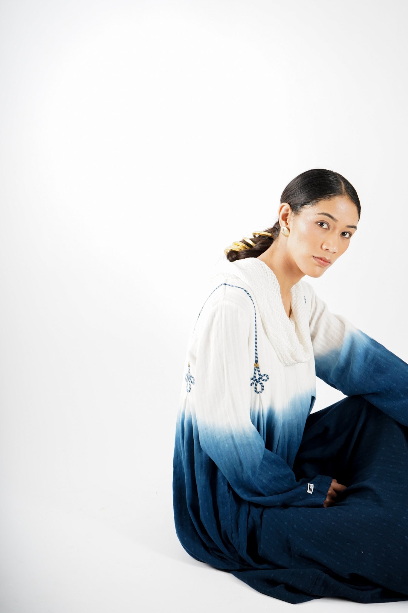 Pleated | Cowl Dress