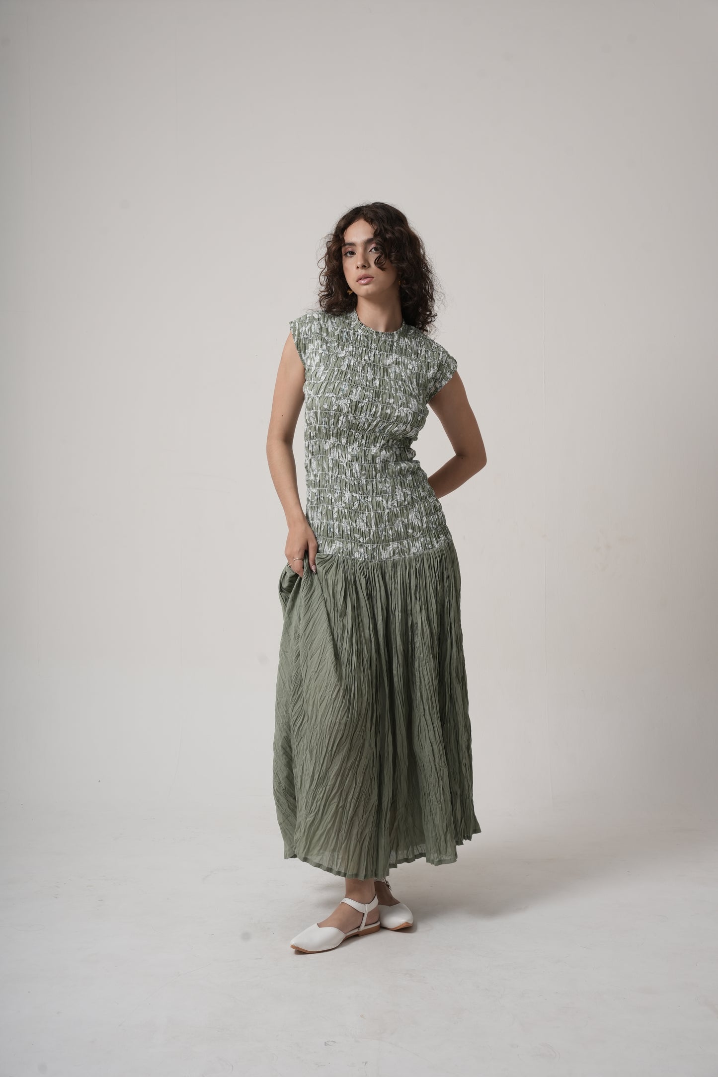 Cicily | Hunter Green Dress
