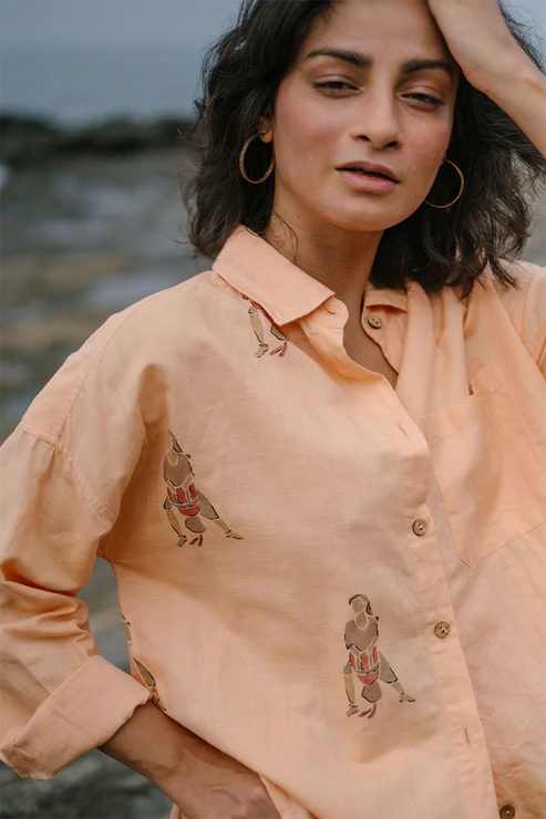 Selena| Tabla Handpainted Shirt