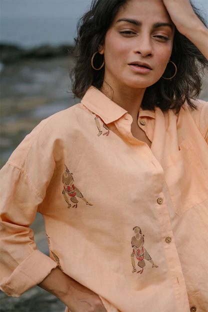 Selena| Tabla Handpainted Shirt