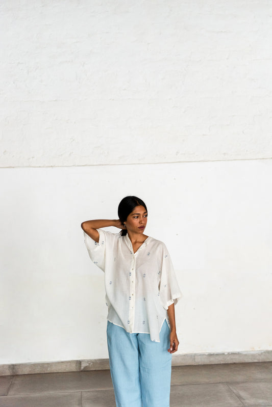 Flow | Oversized Half Sleeves Shirt