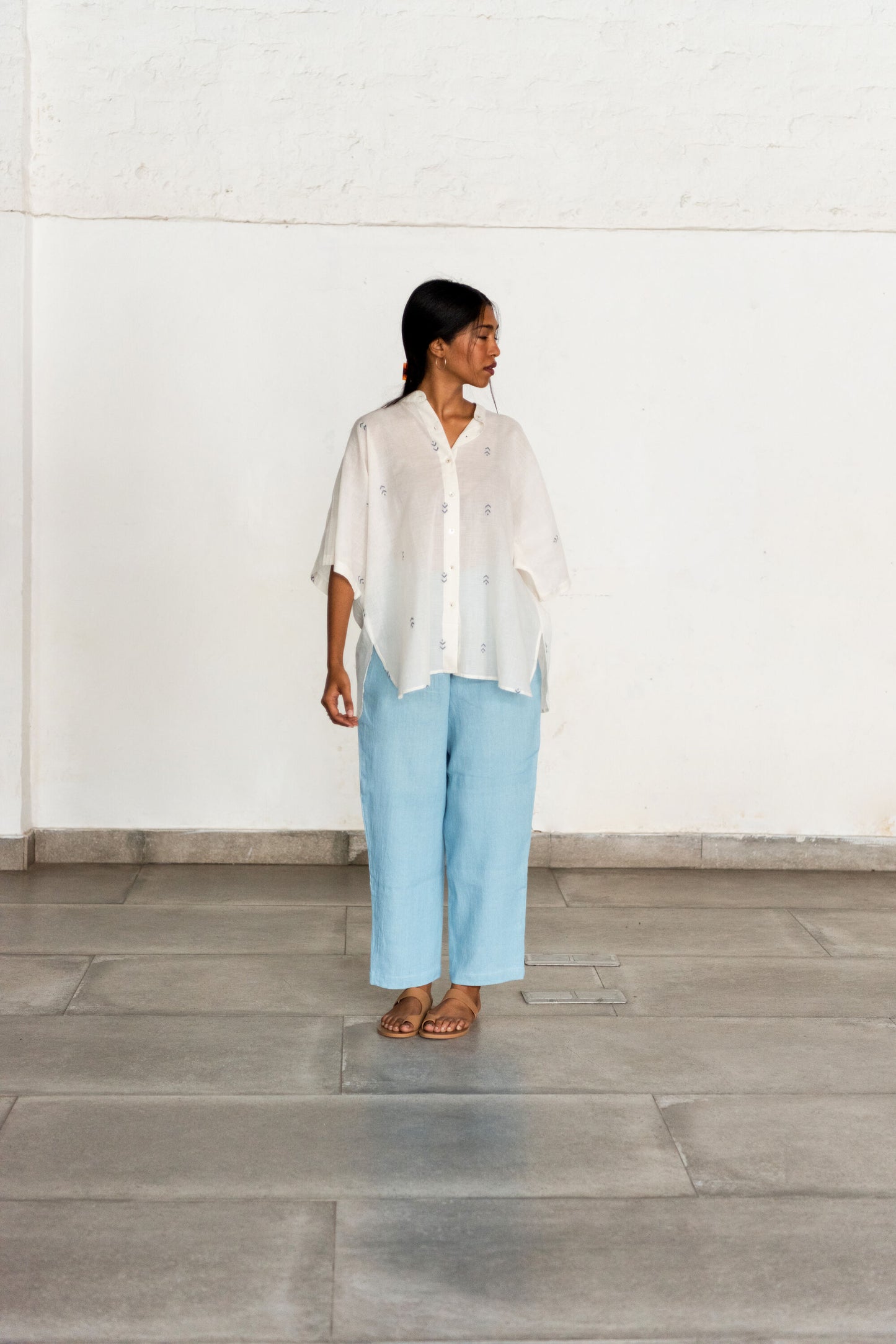 Flow | Oversized Half Sleeves Shirt