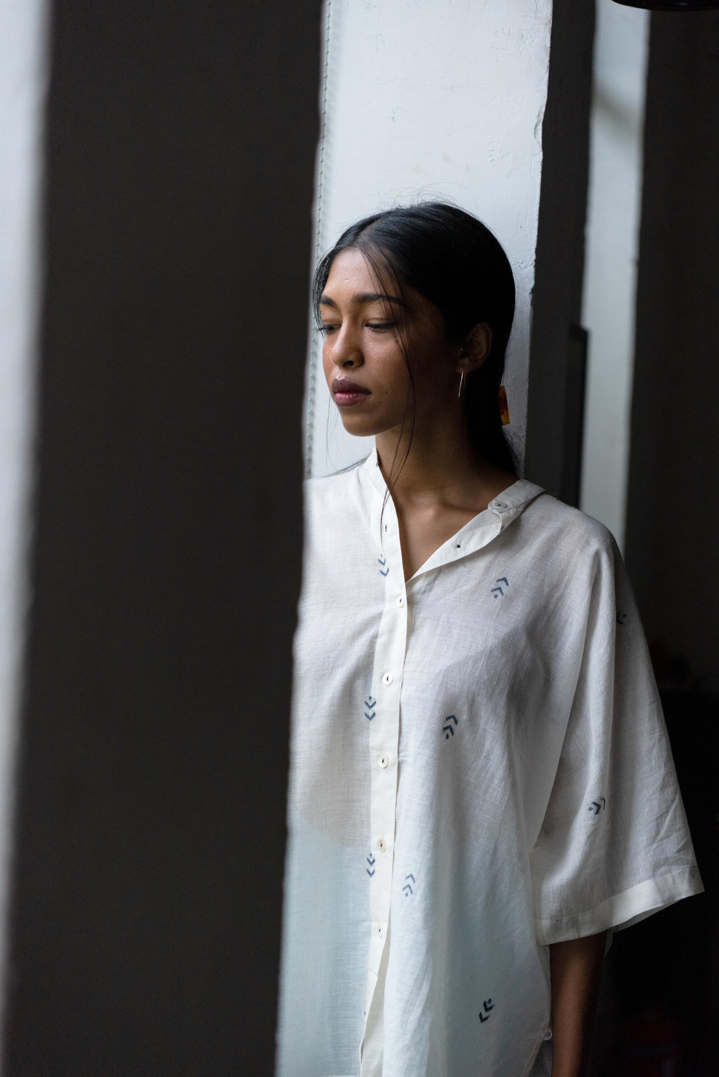 Flow | Oversized Half Sleeves Shirt