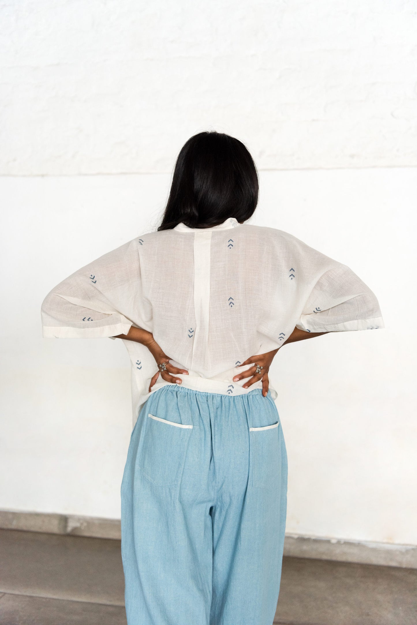 Flow | Oversized Half Sleeves Shirt