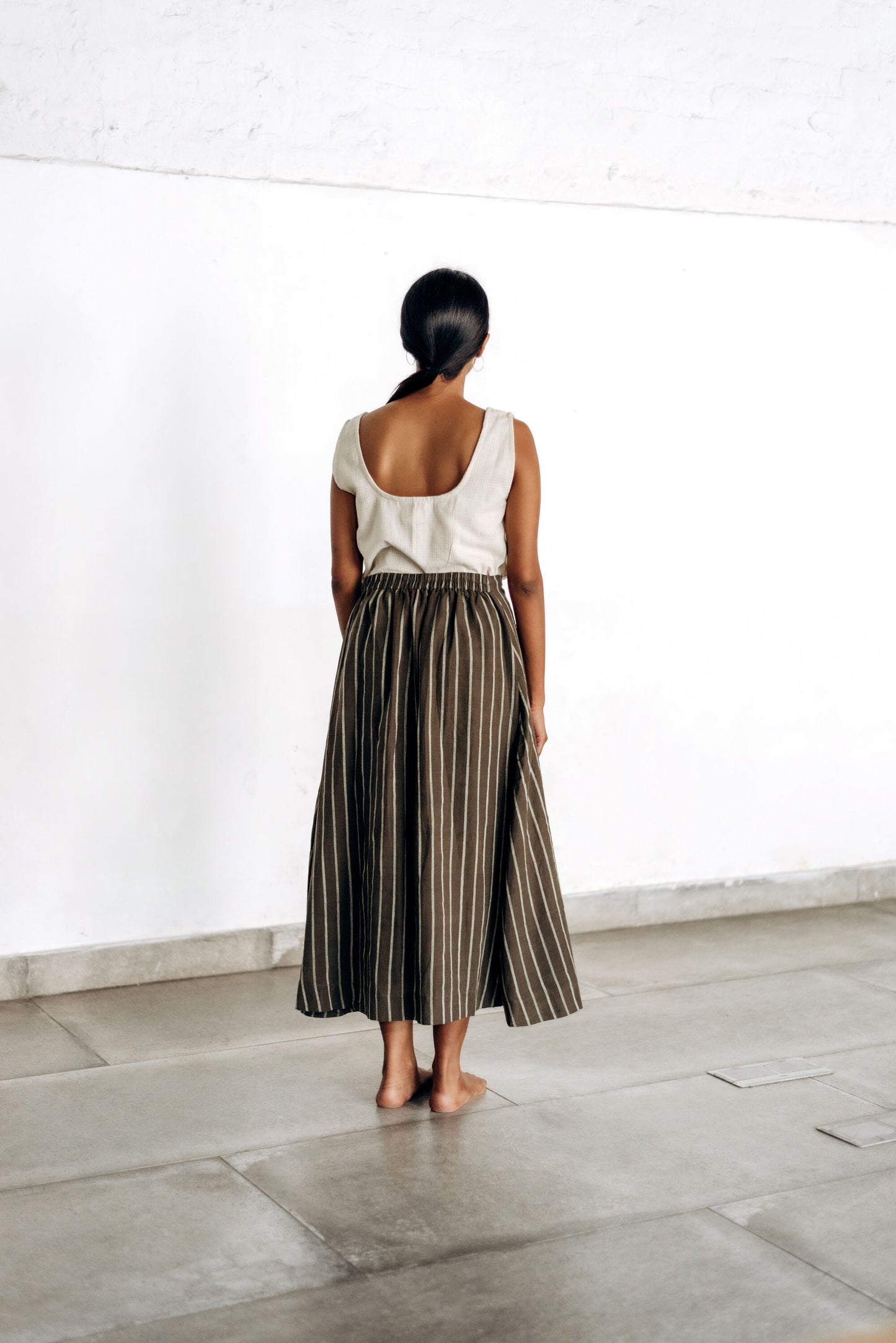 Cord | U-neck Sleeveless Top