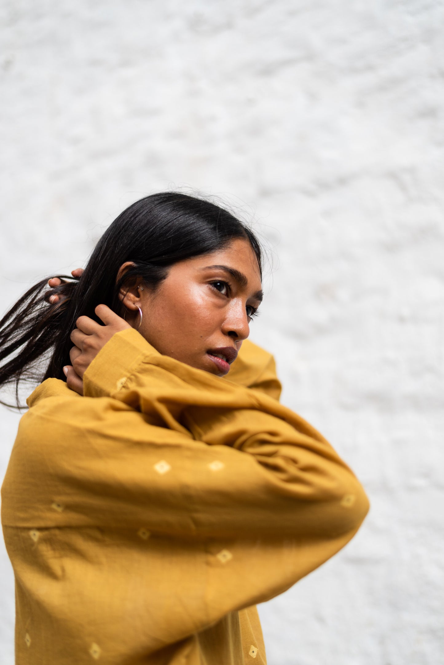 Core | Oversized Marigold Shirt