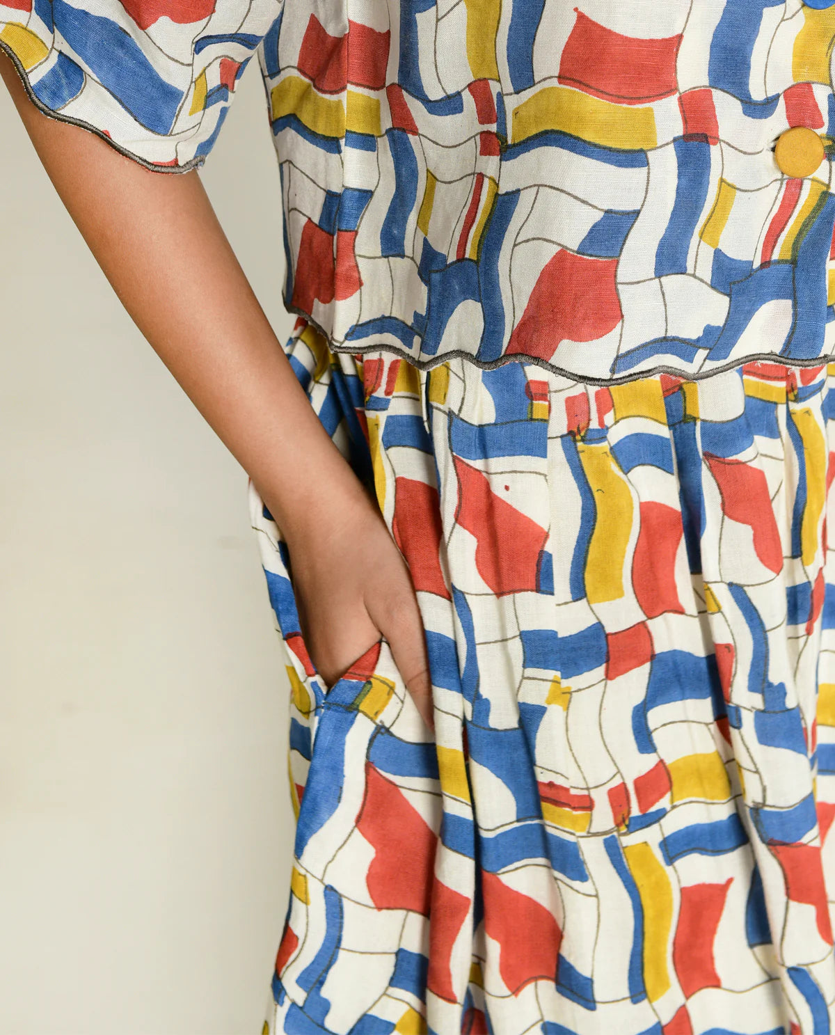 Escher | Block Printed Skirt