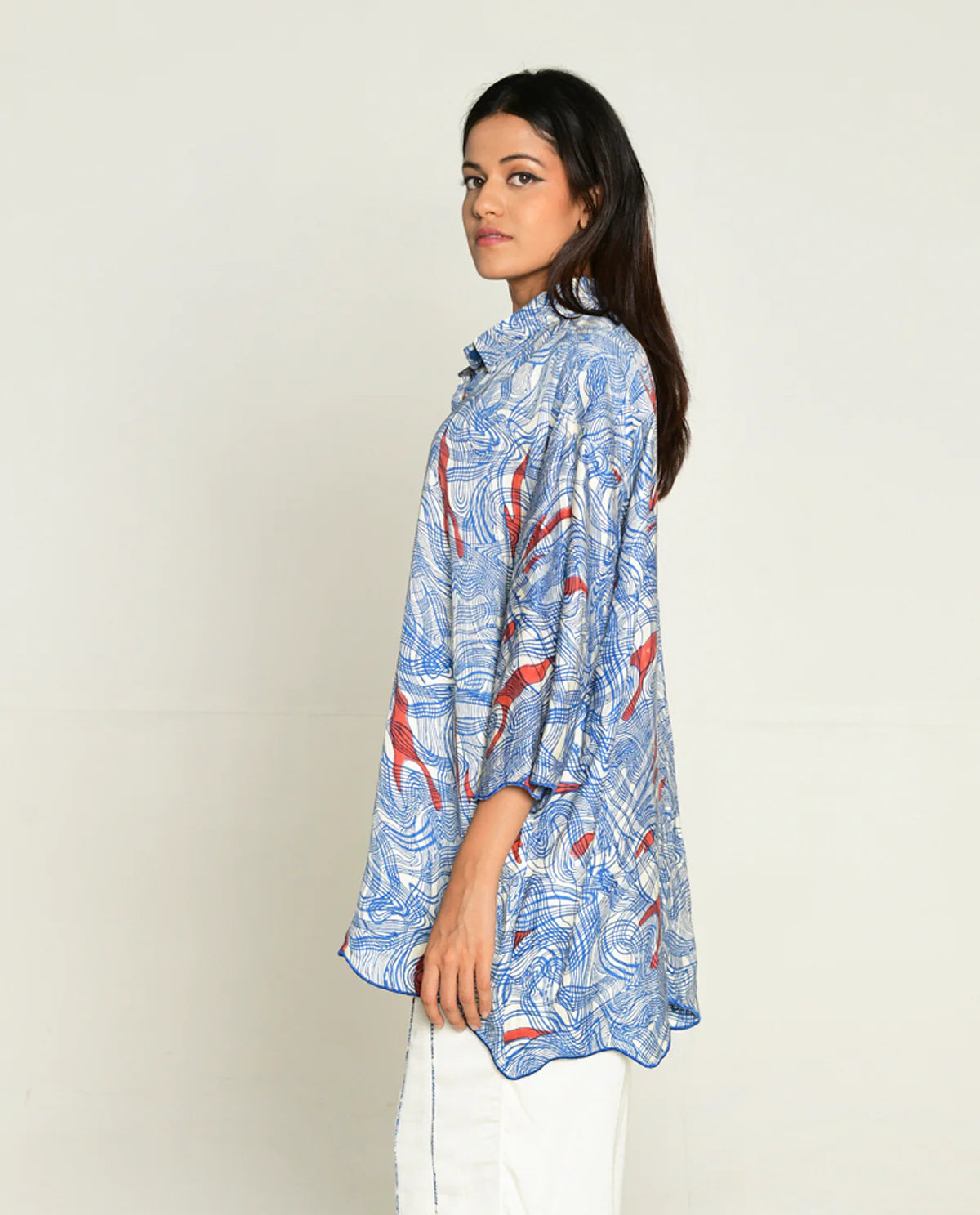 Ponzo | Block Print Blouse