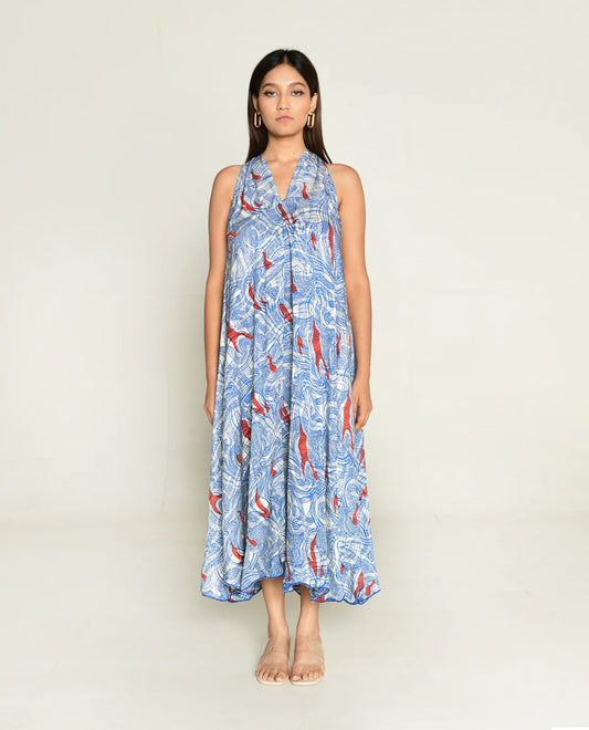 Ponzo | Halter Neck Maxi