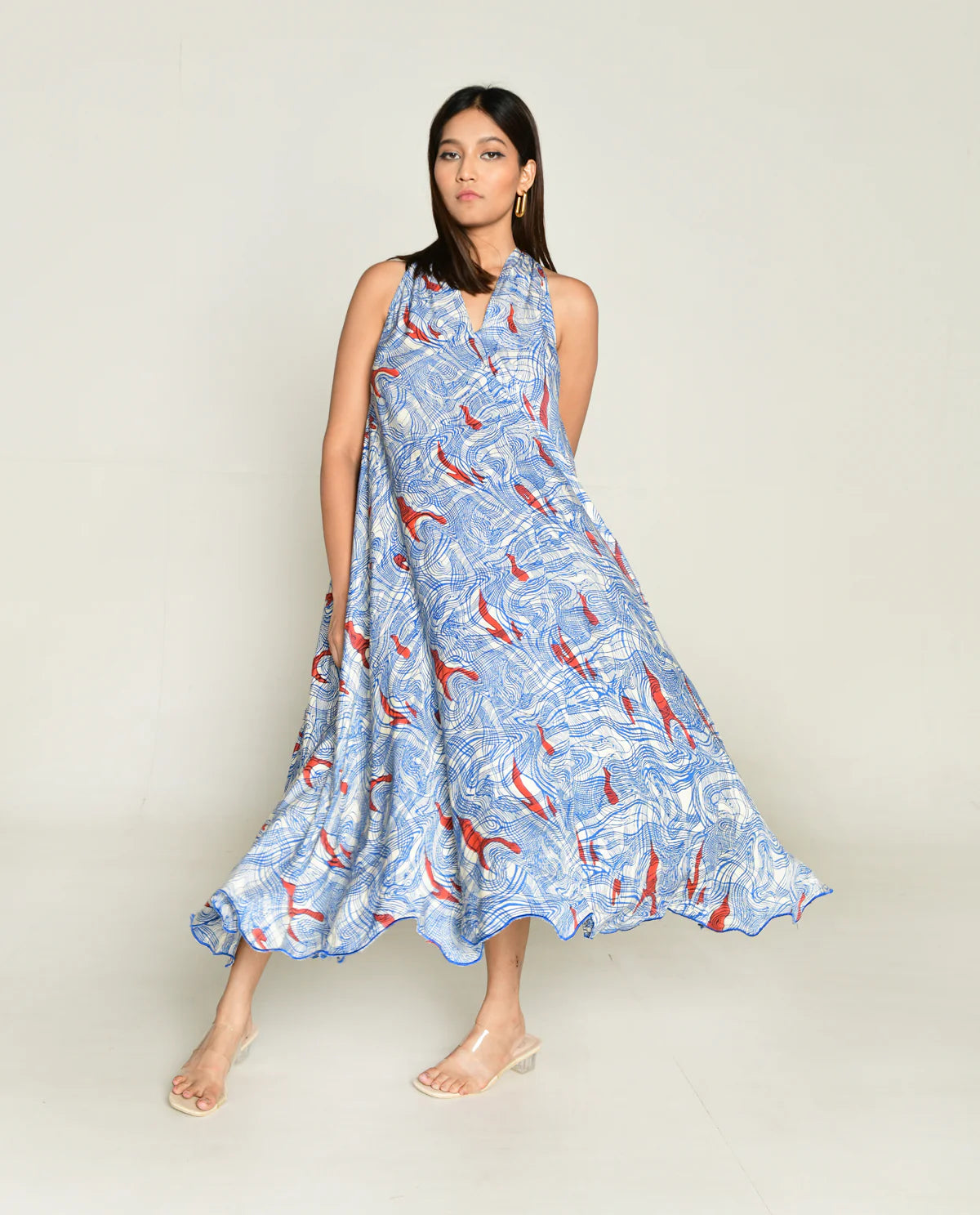 Ponzo | Halter Neck Maxi