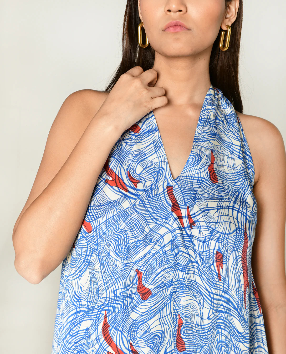 Ponzo | Halter Neck Maxi