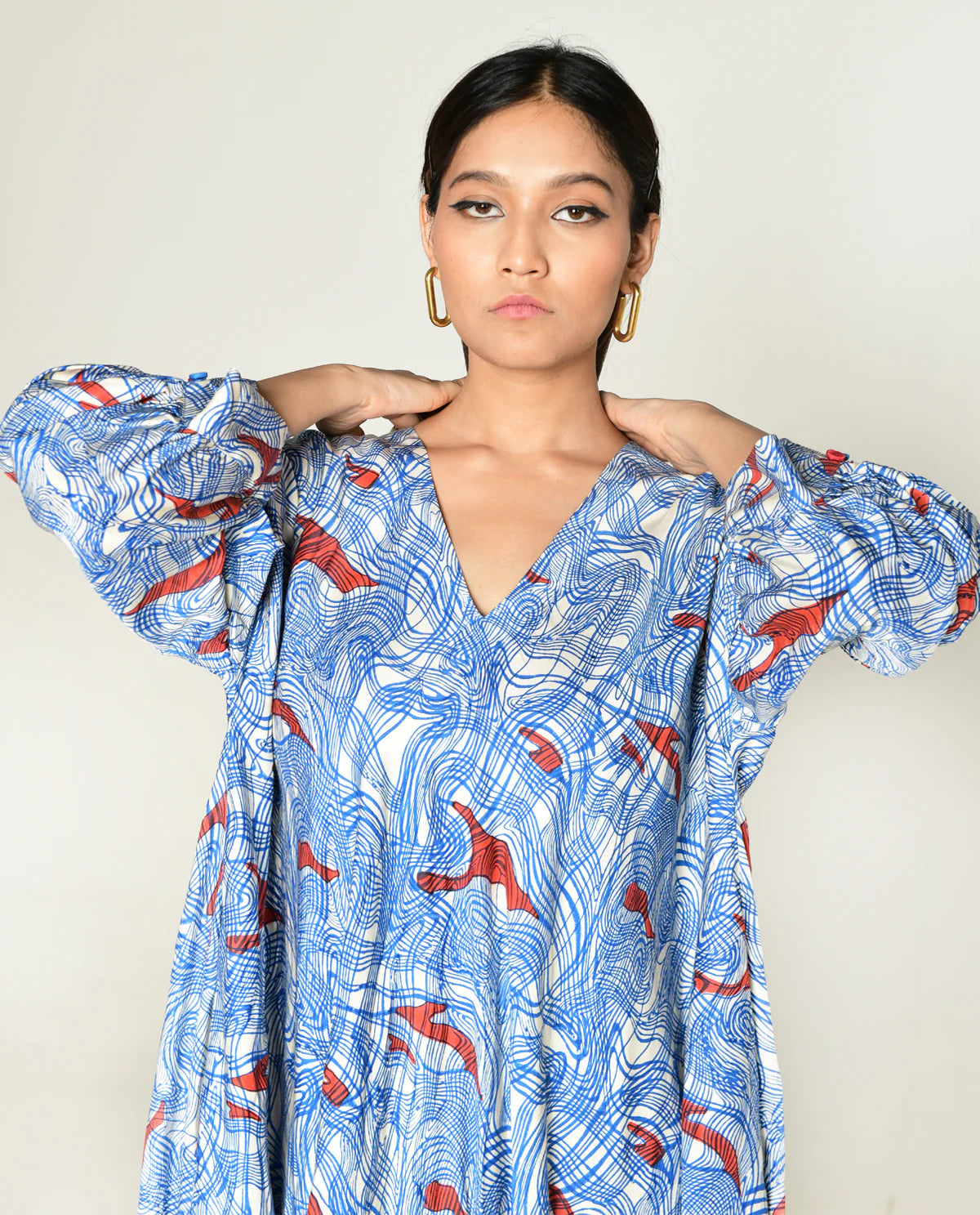 Ponzo | Puff Sleeve Dress