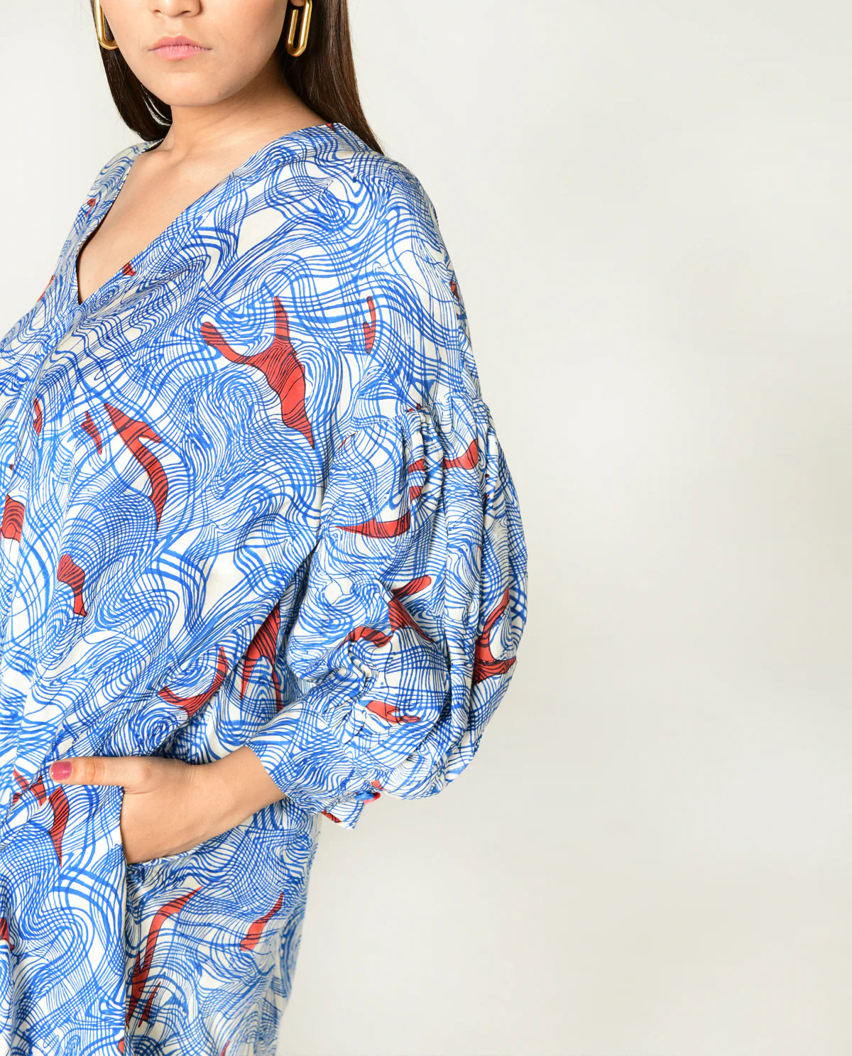 Ponzo | Puff Sleeve Dress