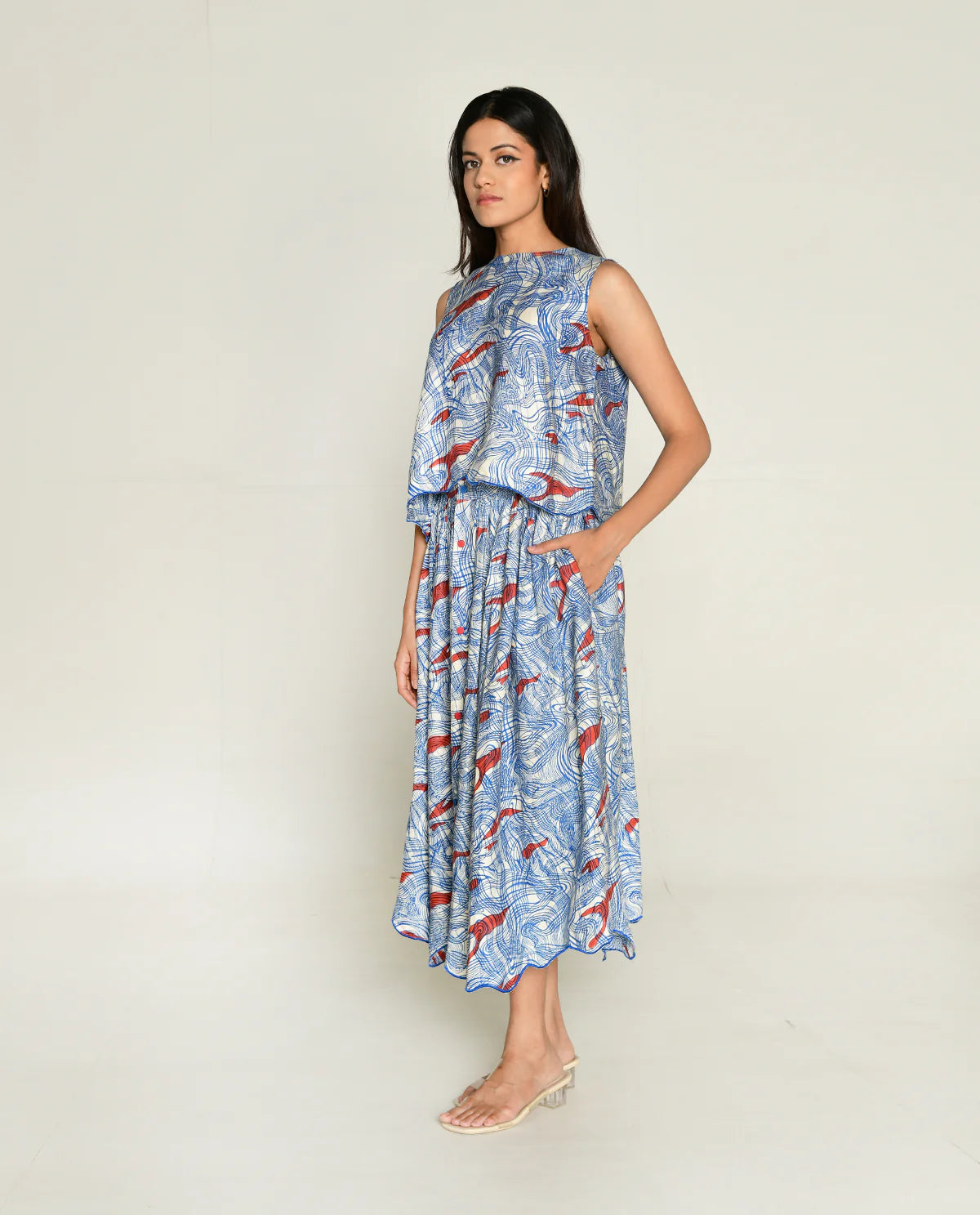 Ponzo | Printed Skirt