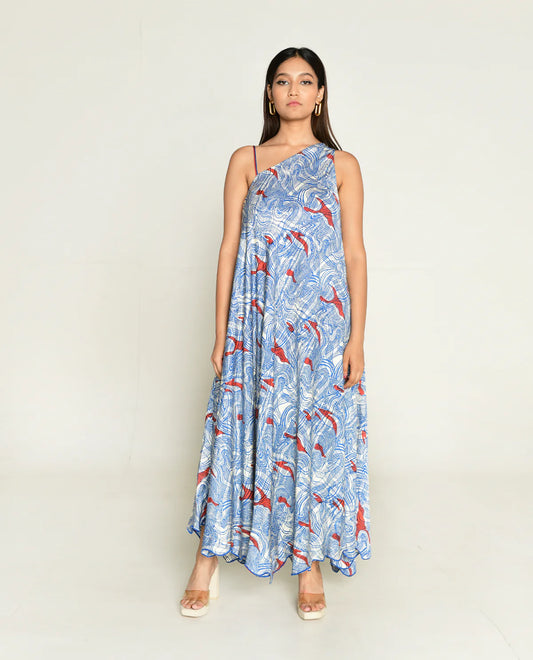 Ponzo | One Shoulder Maxi