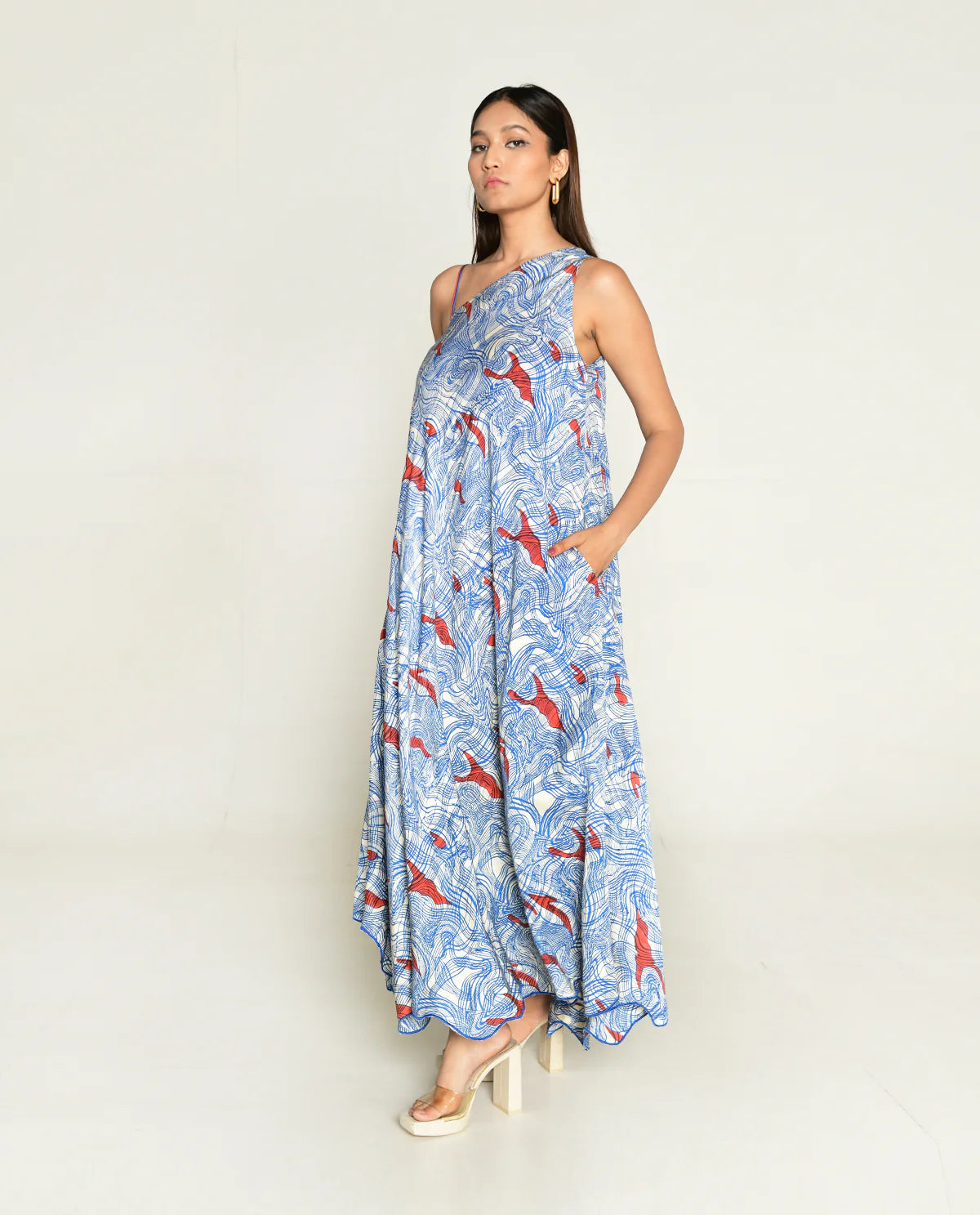 Ponzo | One Shoulder Maxi