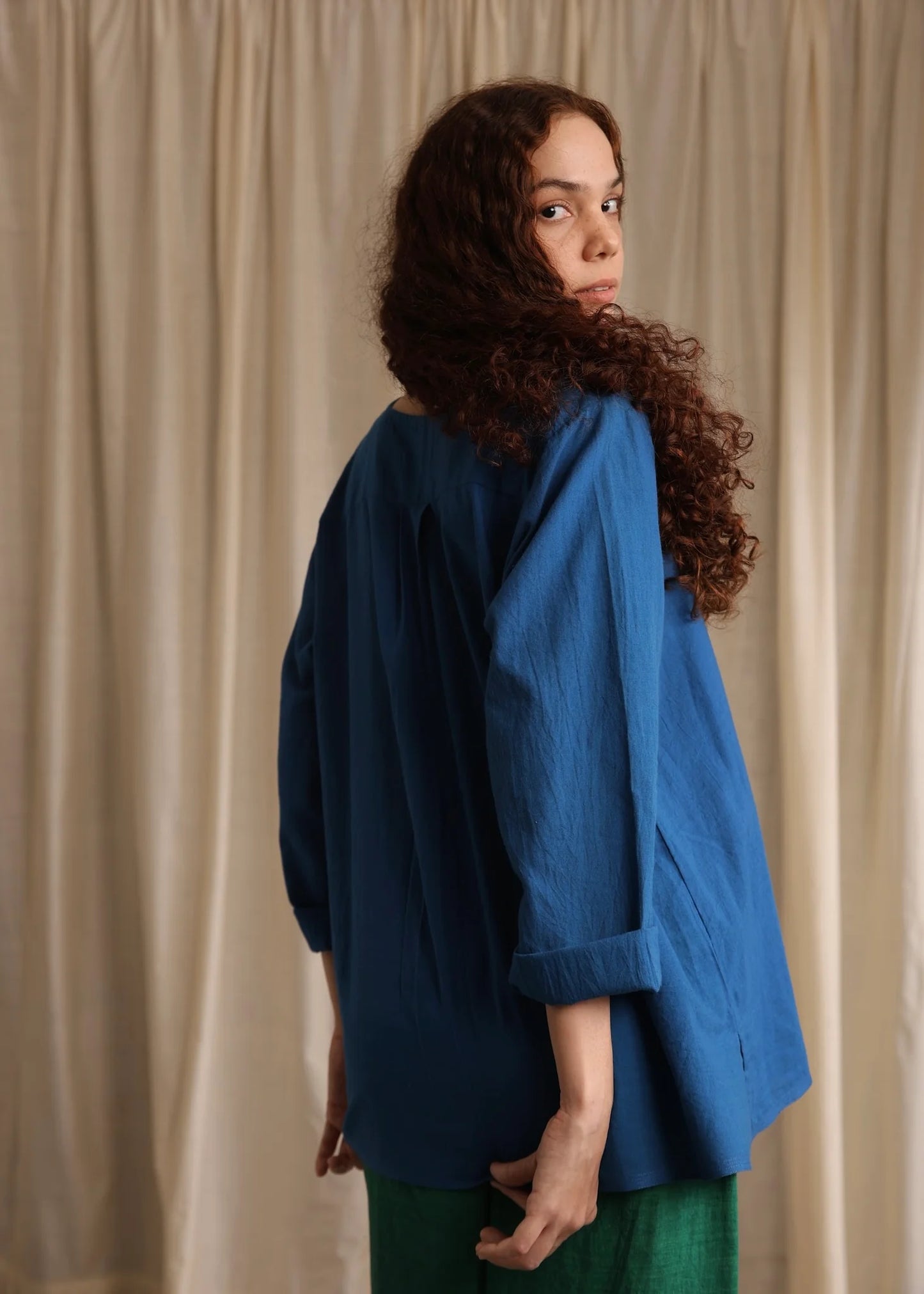 Maya | Blue Blouse
