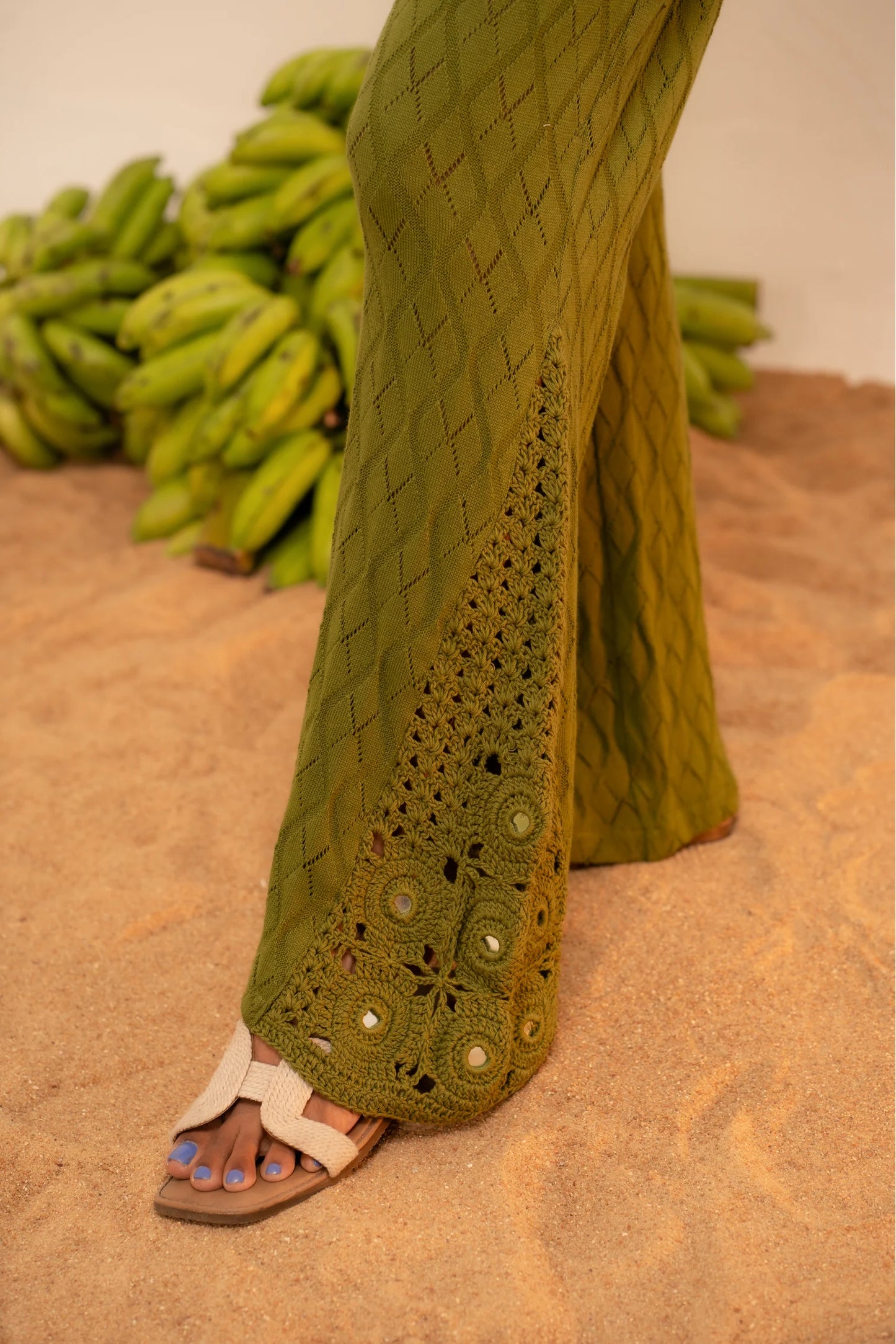 Samudram | Knit Flare Pants