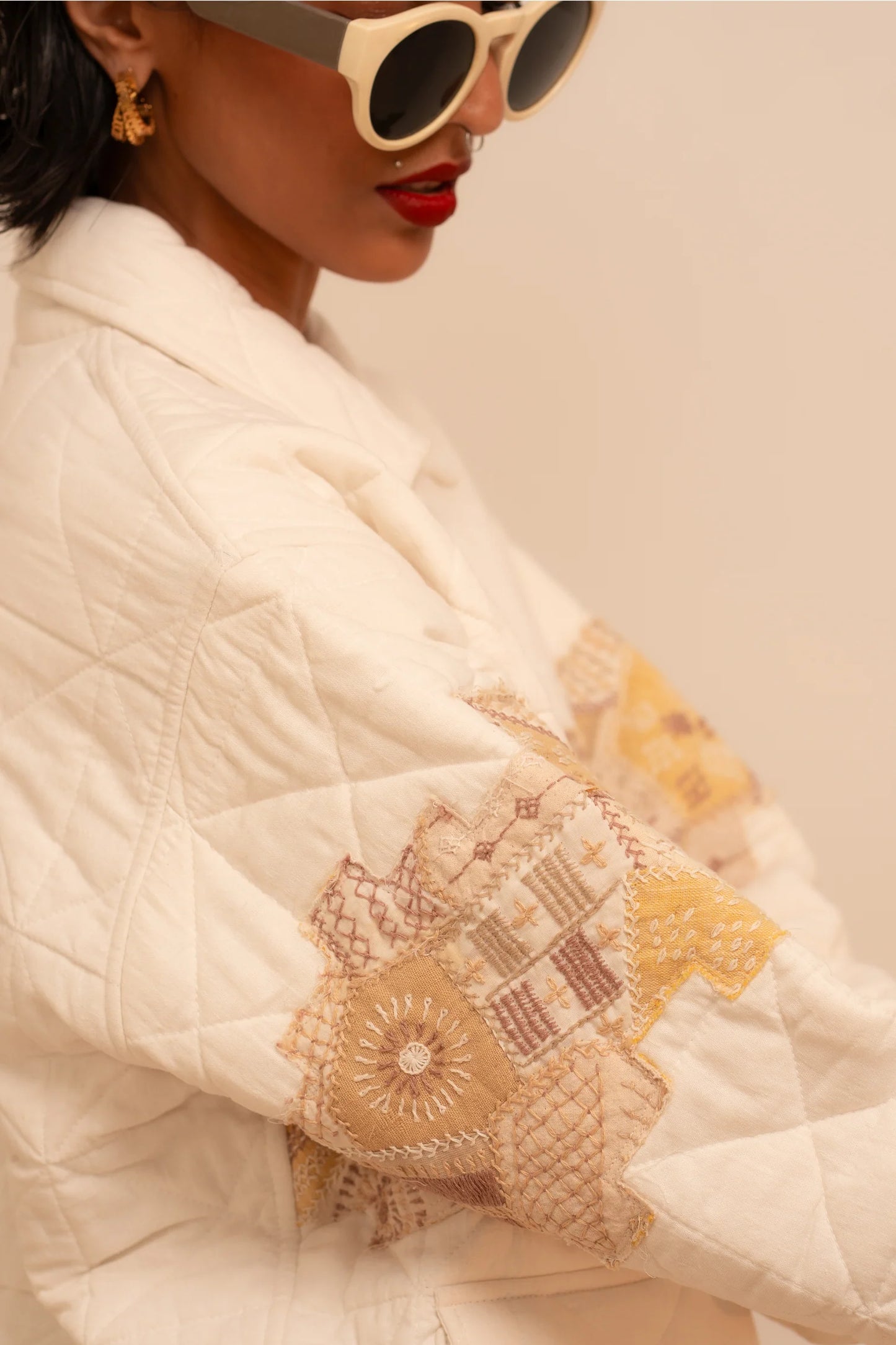 Samudram | Quilted Patchwork Jacket