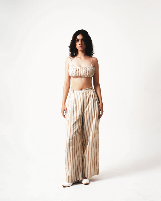 Rekh | Striped Pants
