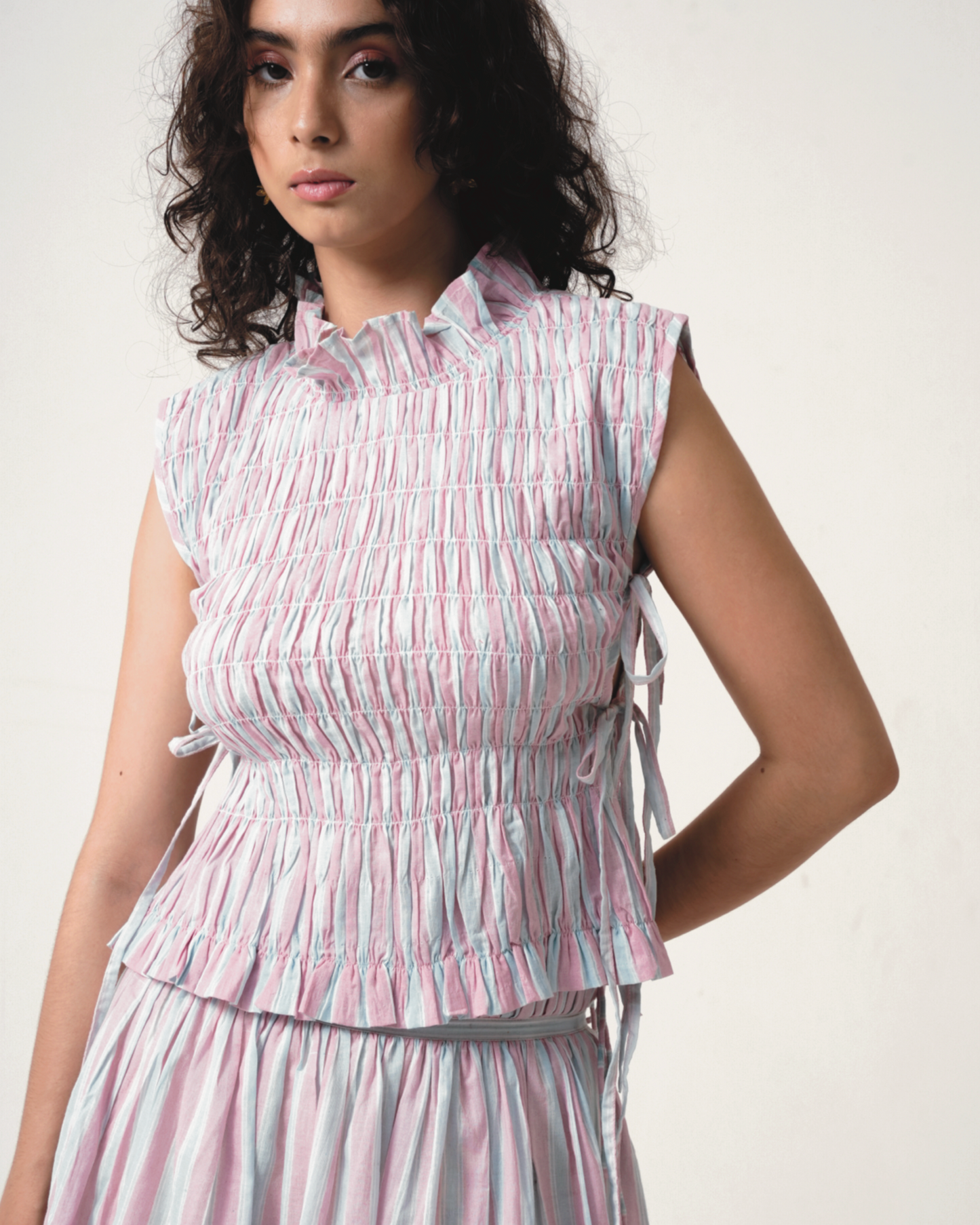Iris | Pastel Striped Top