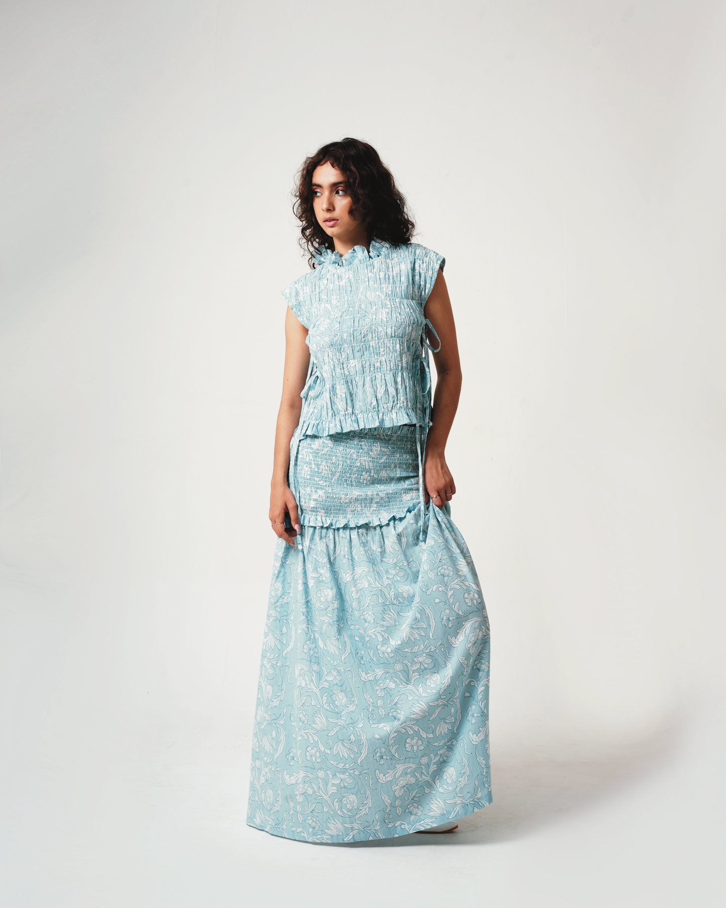 Leia | Sky Blue Skirt