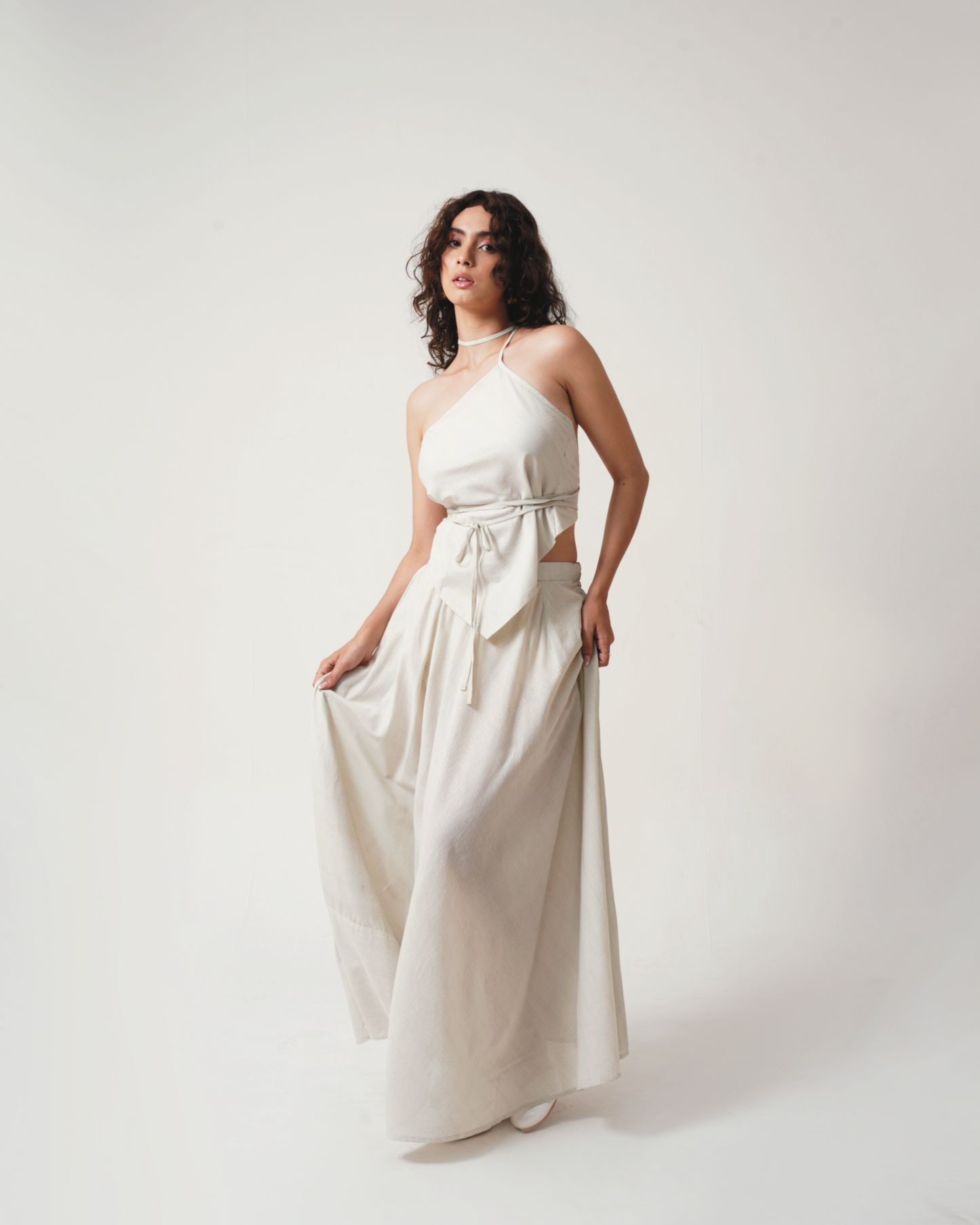 Viella | Ivory Skirt