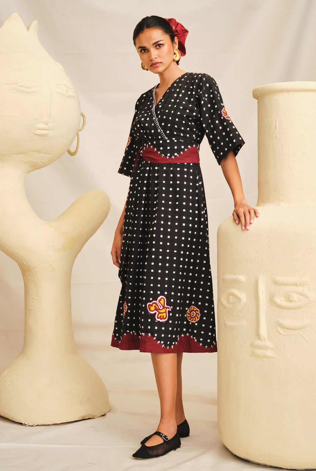 Pipli | Appliqué Day Dress