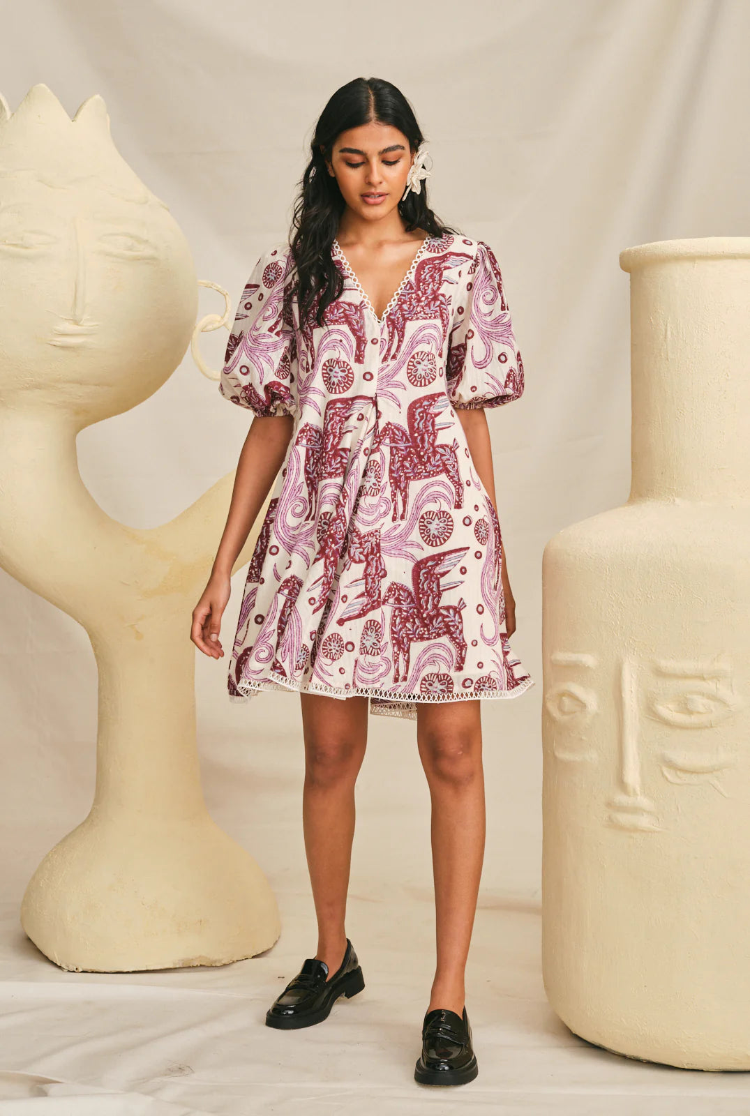 Cheriyal | Handloom Mini Dress