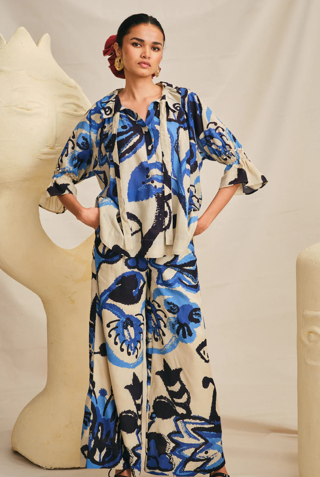 Tulika | Printed Blouse