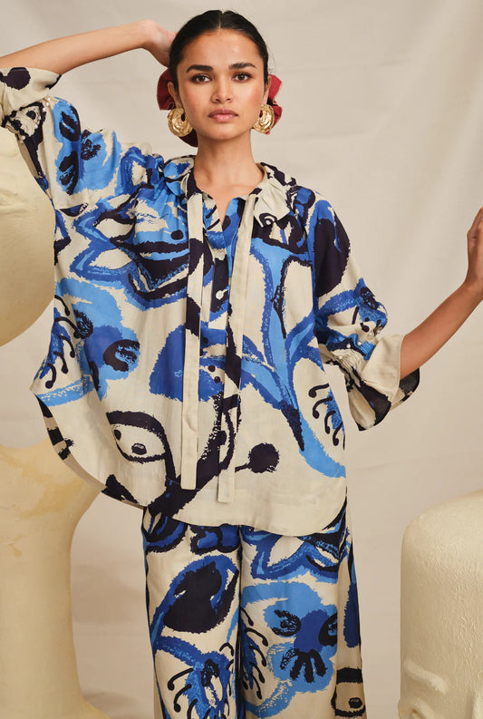 Tulika | Printed Blouse
