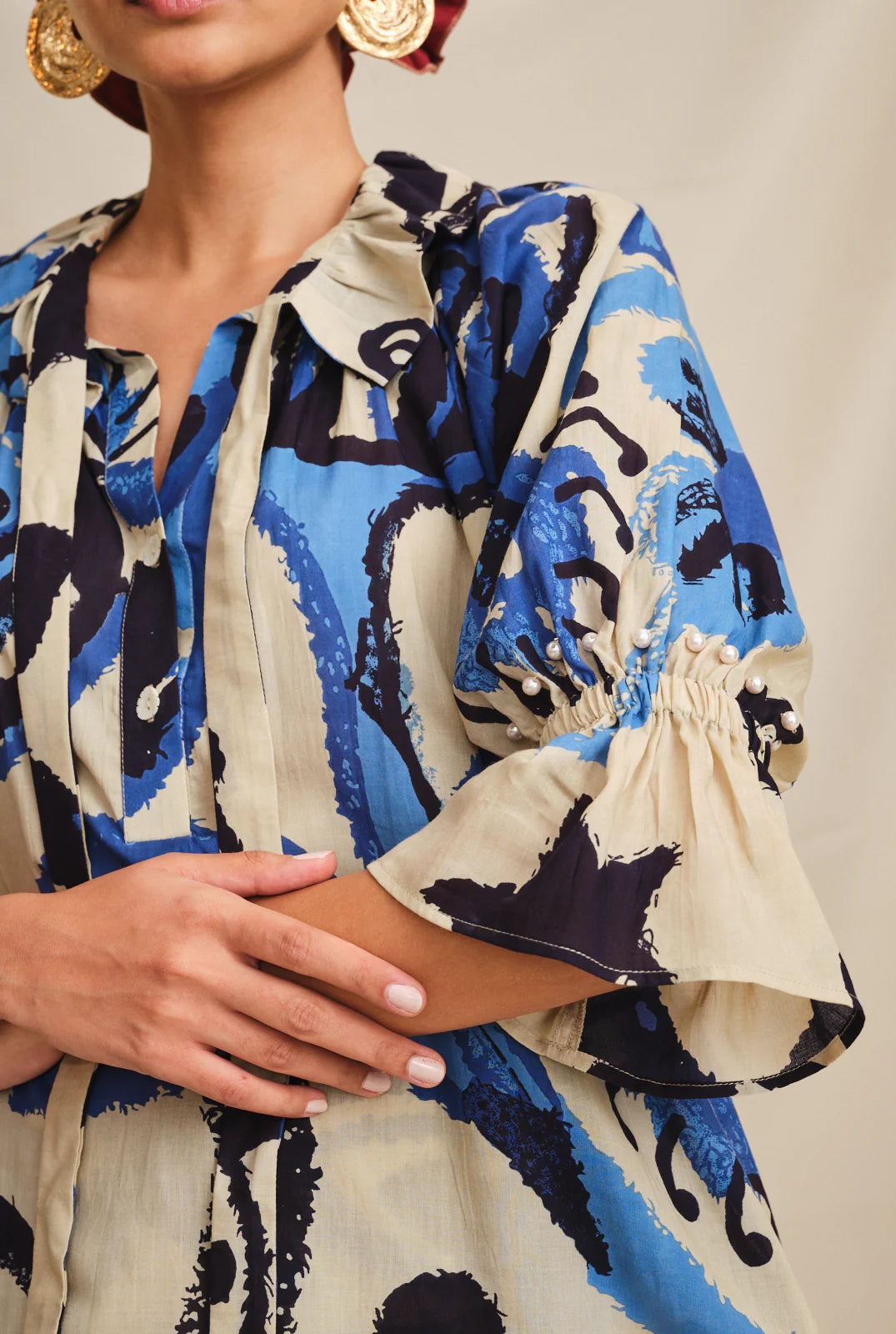 Tulika | Printed Blouse