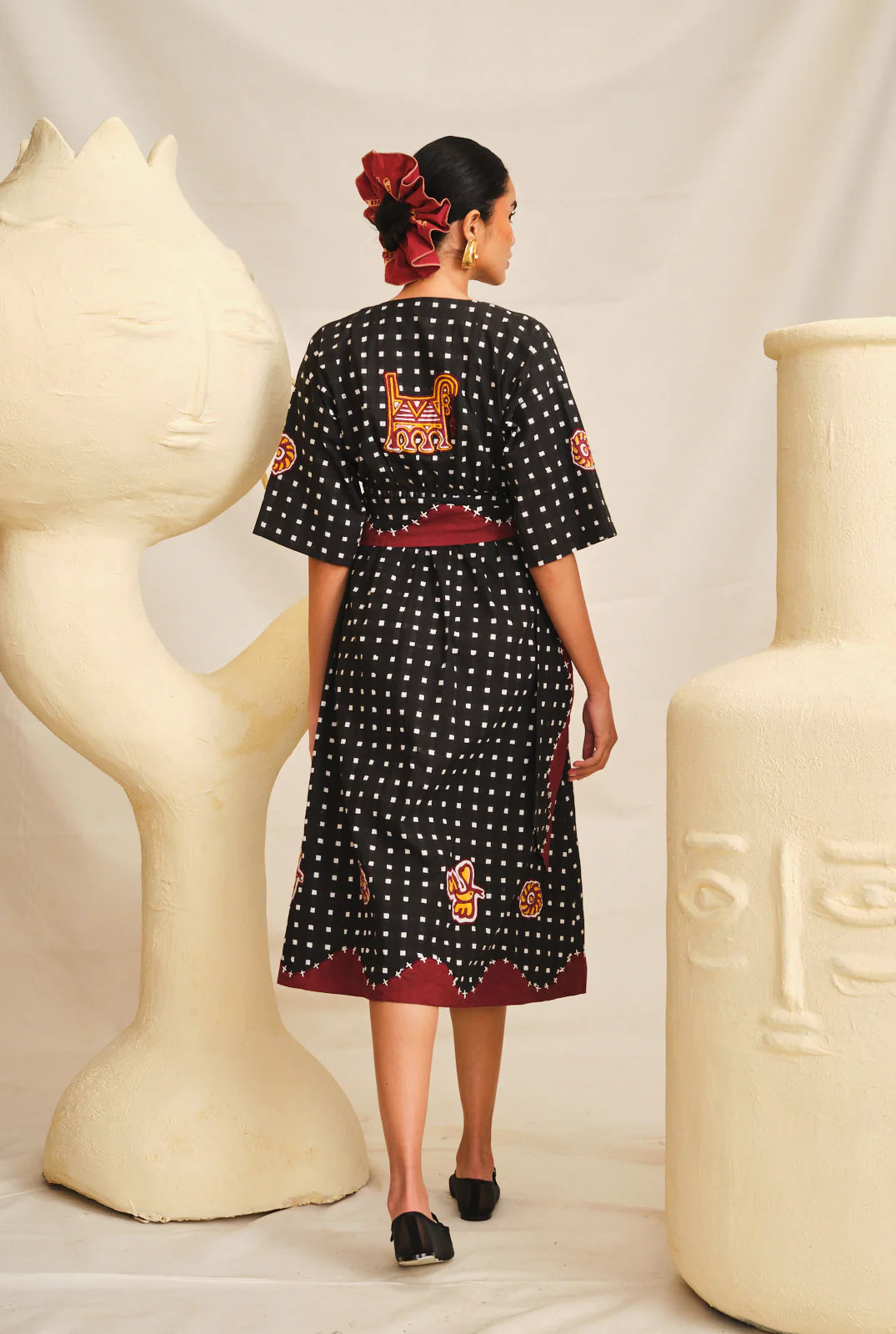 Pipli | Appliqué Day Dress