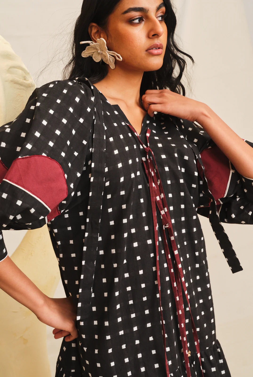 Pipli | Appliqué Shift Dress