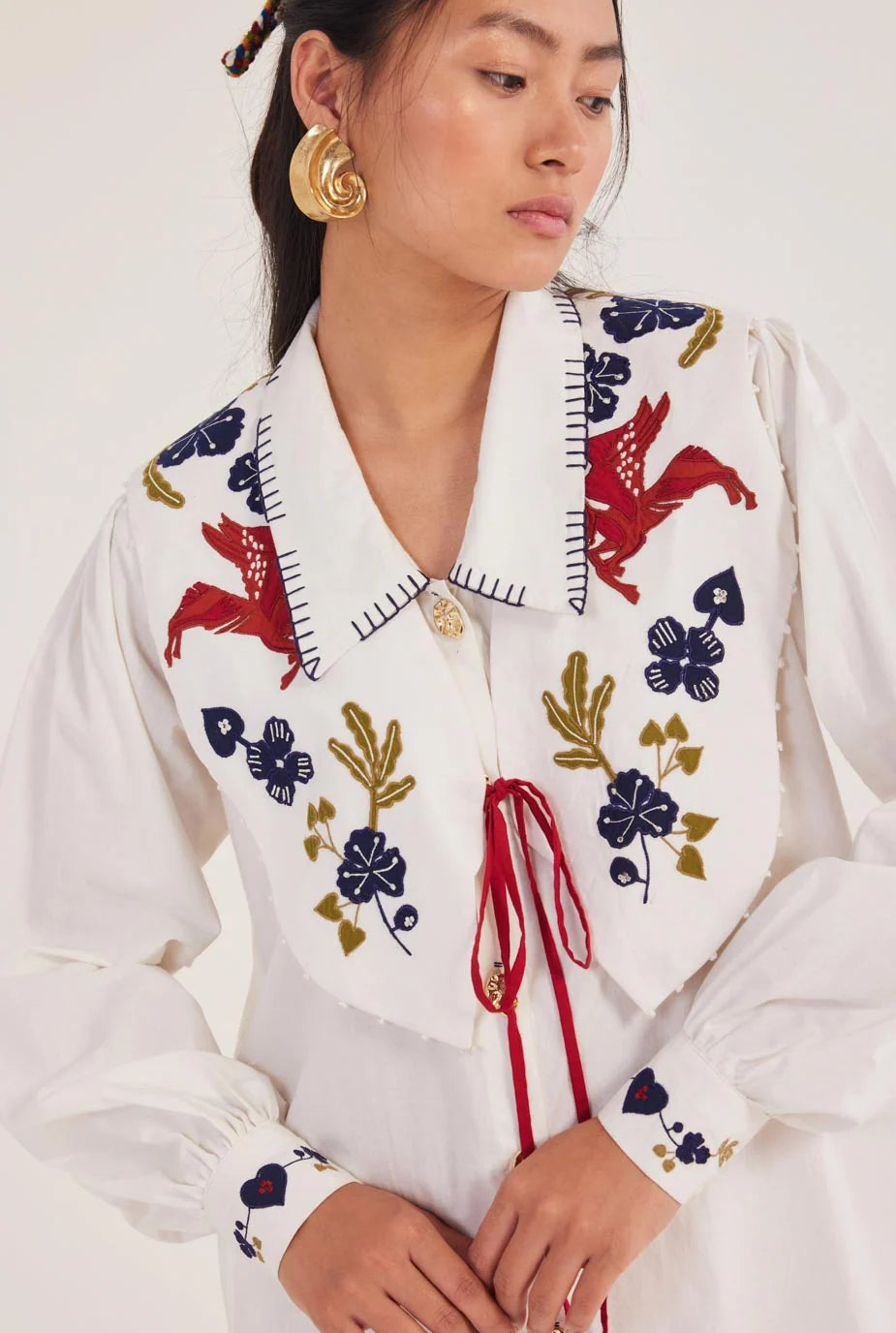 Kiji | Embroidered Bib