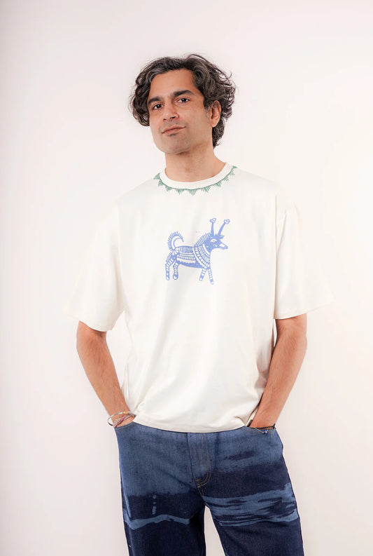 Kolam | Oversized Mens Tshirt