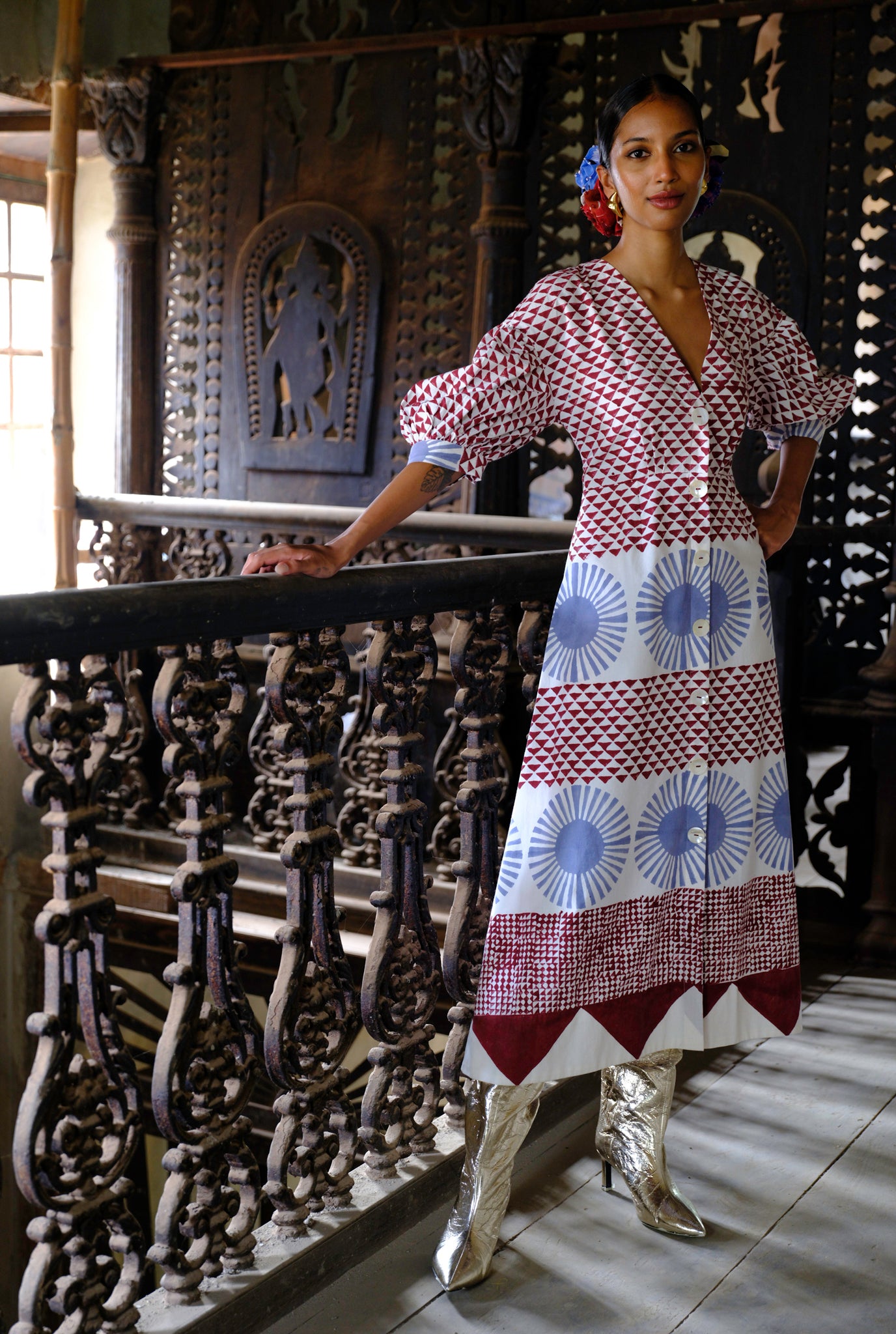 Sanna | Button Down Flare Dress