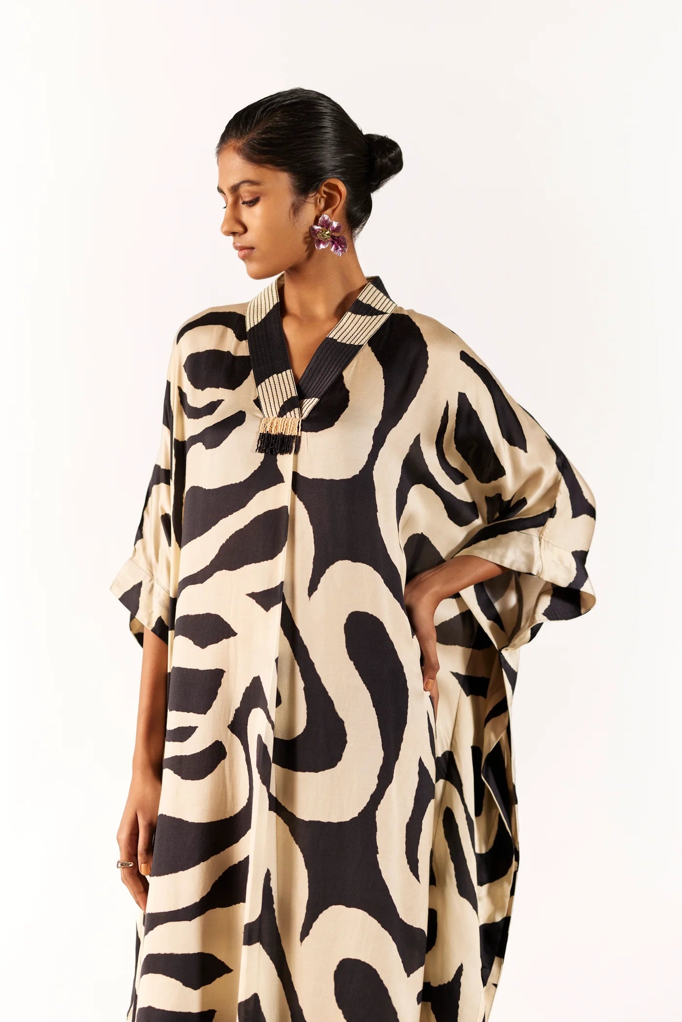 Chestnut | Vegan Silk Kaftan