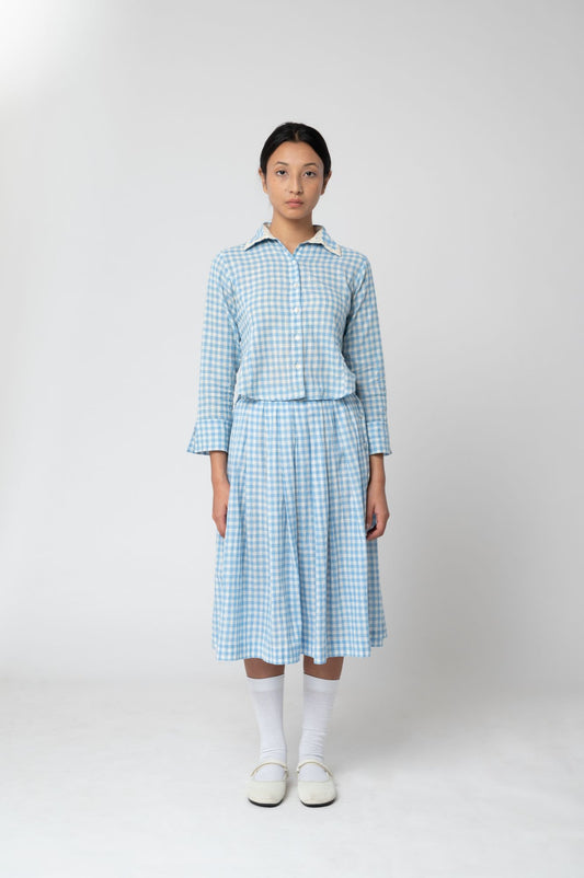 Billy | Gingham Checks Skirt
