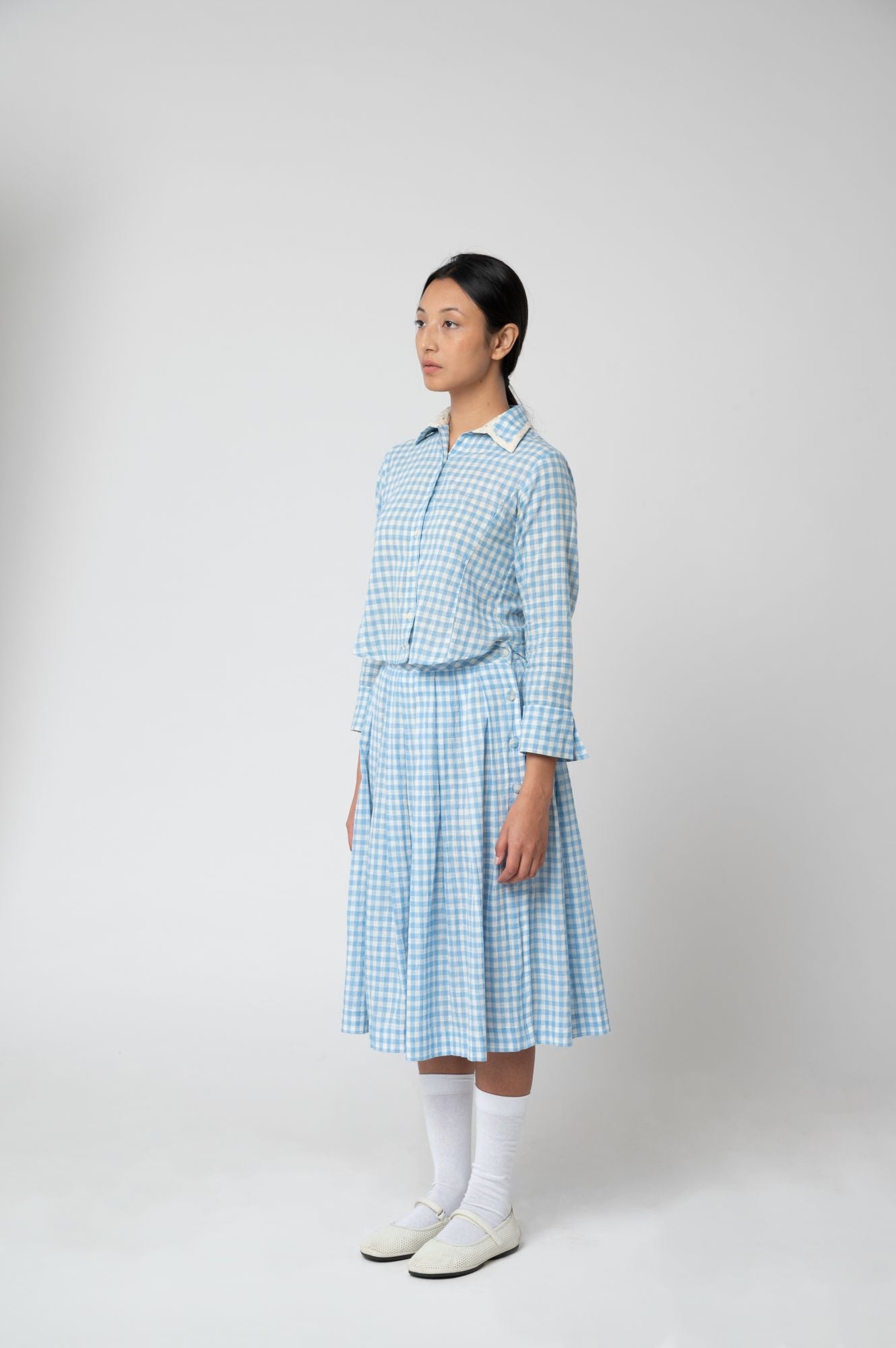 Billy | Gingham Checks Skirt