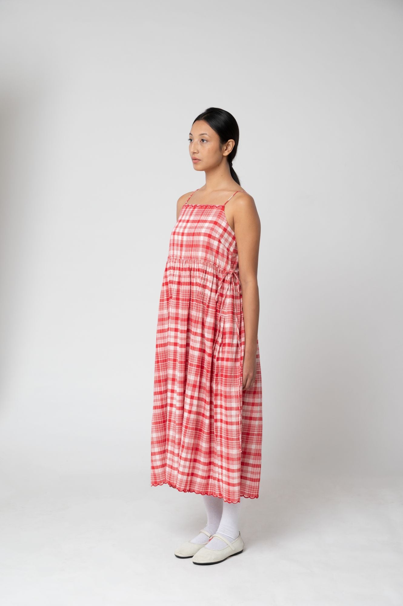 Vivian | Sweetheart checks Cami Dress