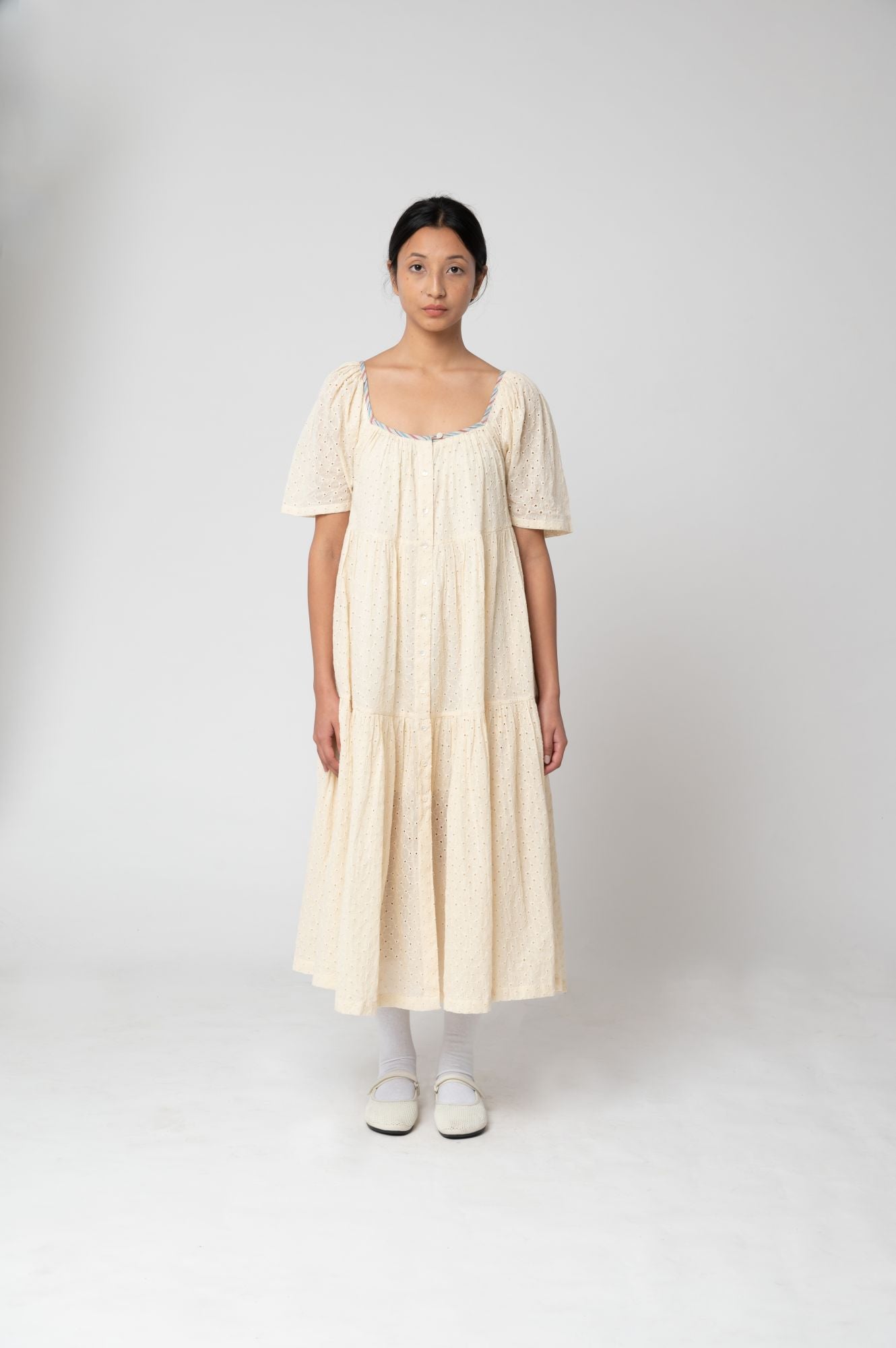 Rosey | Ecru Dress