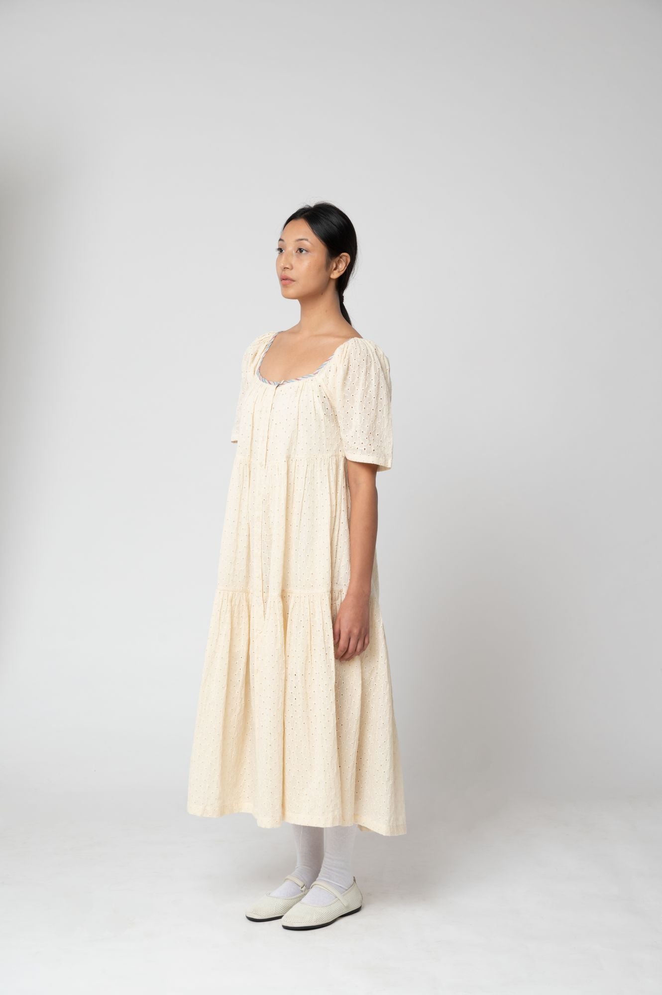 Rosey | Ecru Dress