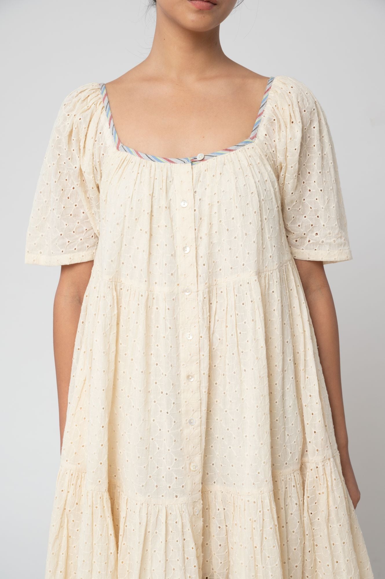 Rosey | Ecru Dress